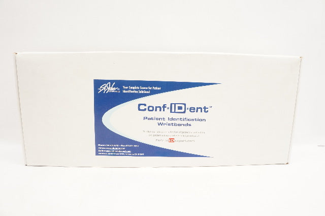 St. John ConfIDent Patient Identification Wristbands Adult, Blue - Box of 500