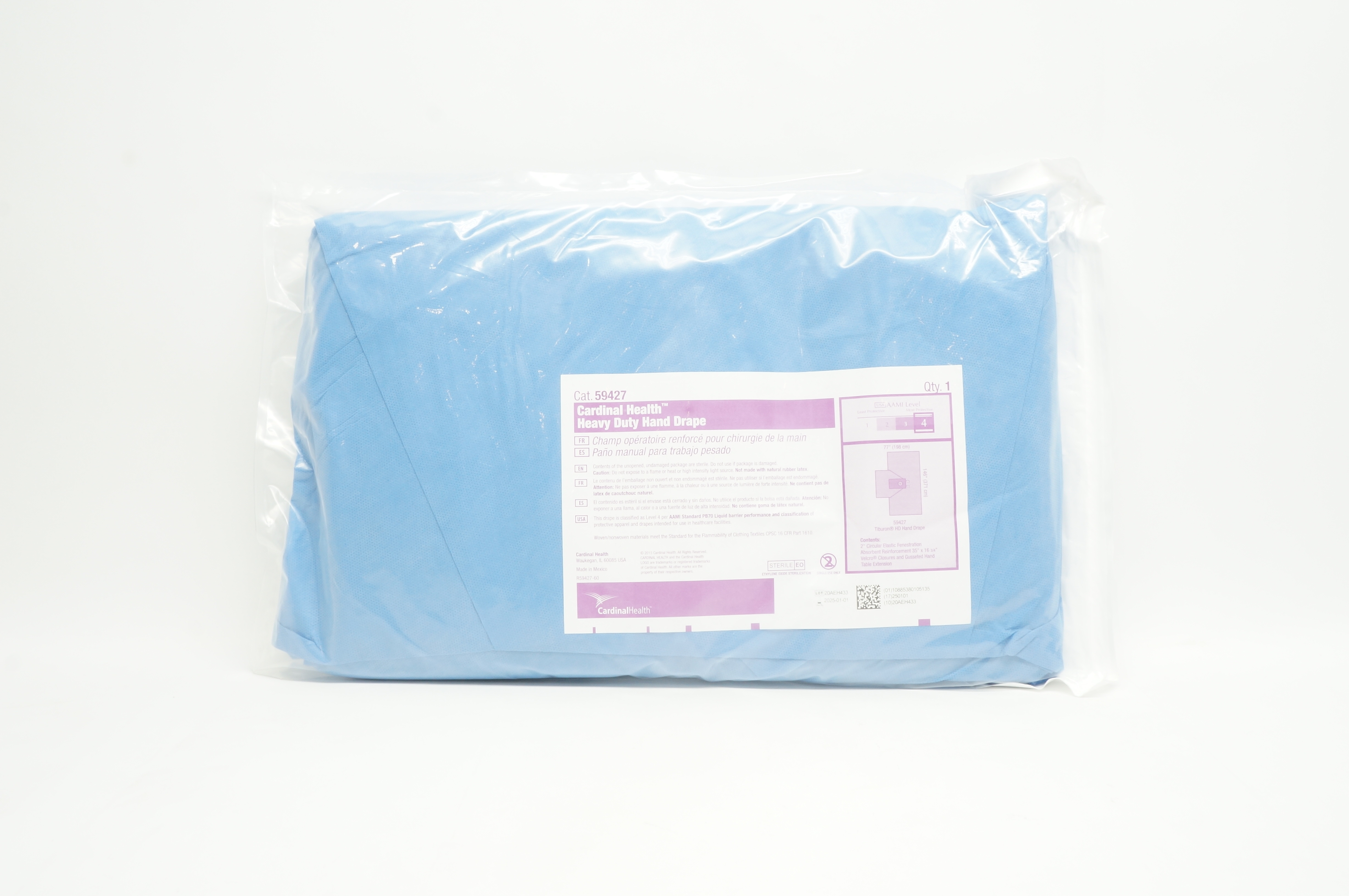 Cardinal Health 59427 Tiburon Heavy Duty Hand Drape 77inch x 146inch