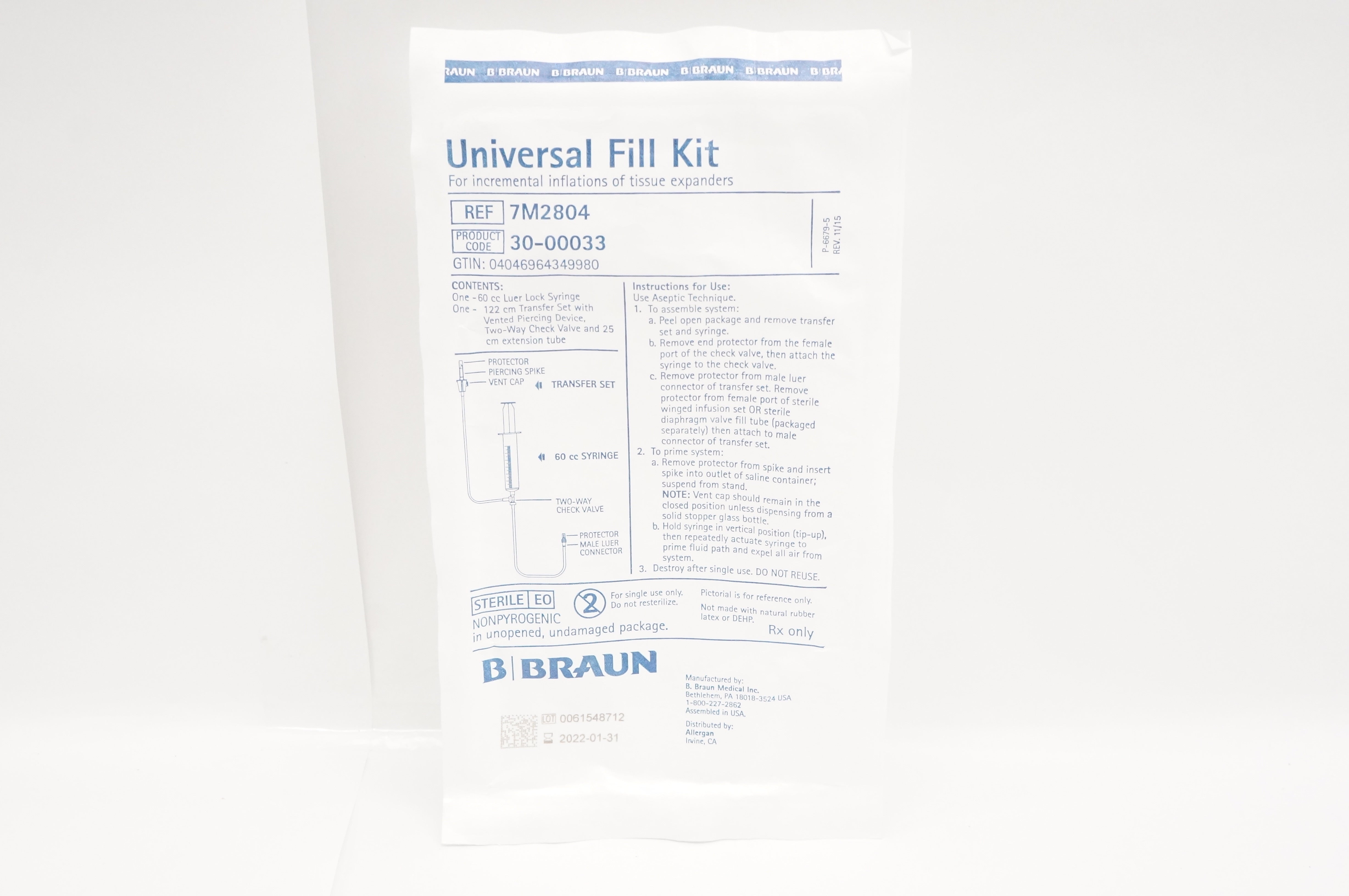 Braun 7M2804 Uiversal Fill Kit