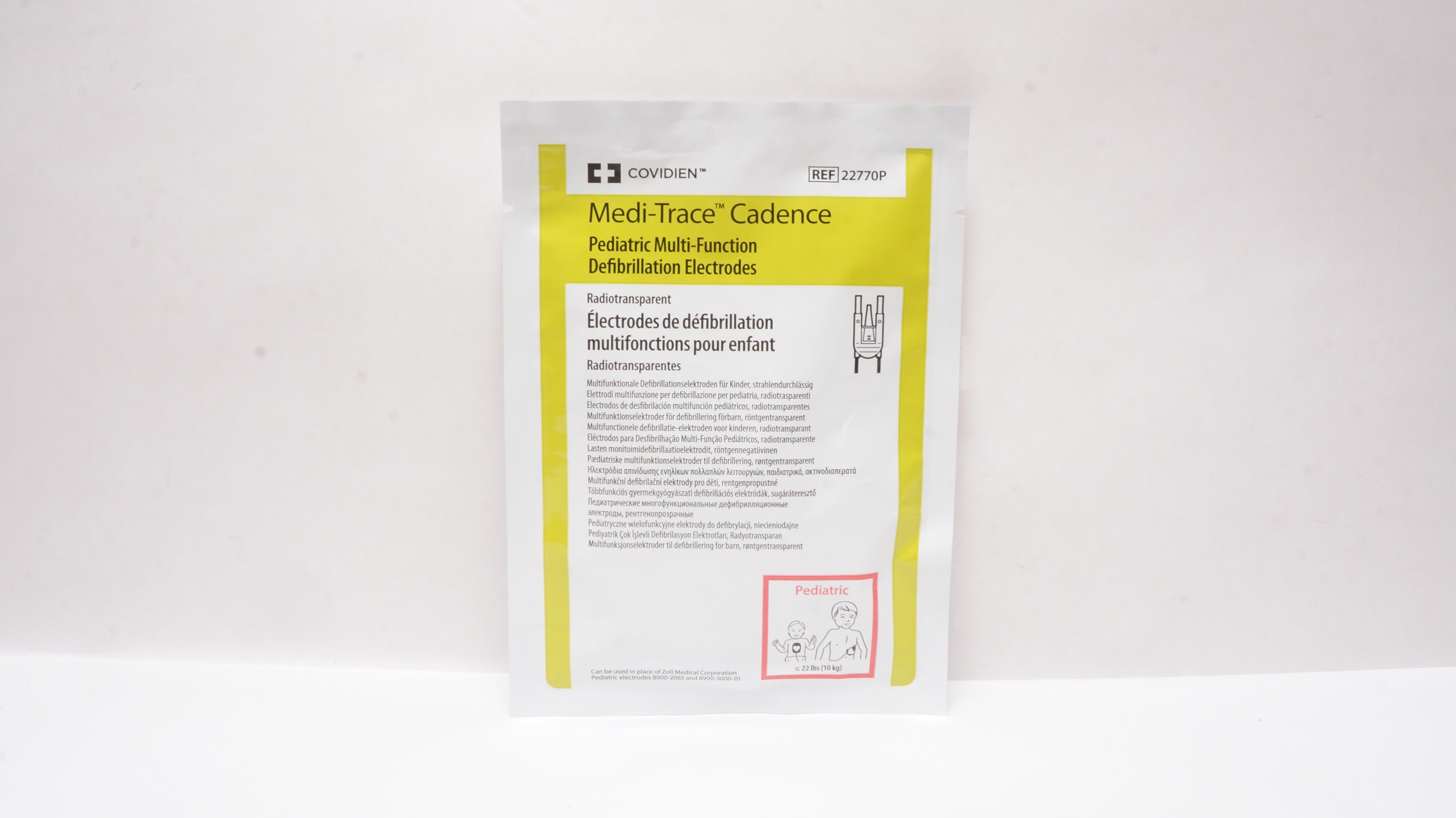Covidien 22770PC Medi-Trace Cadence Adult Multi-Function Electrodes >22lbs (x)