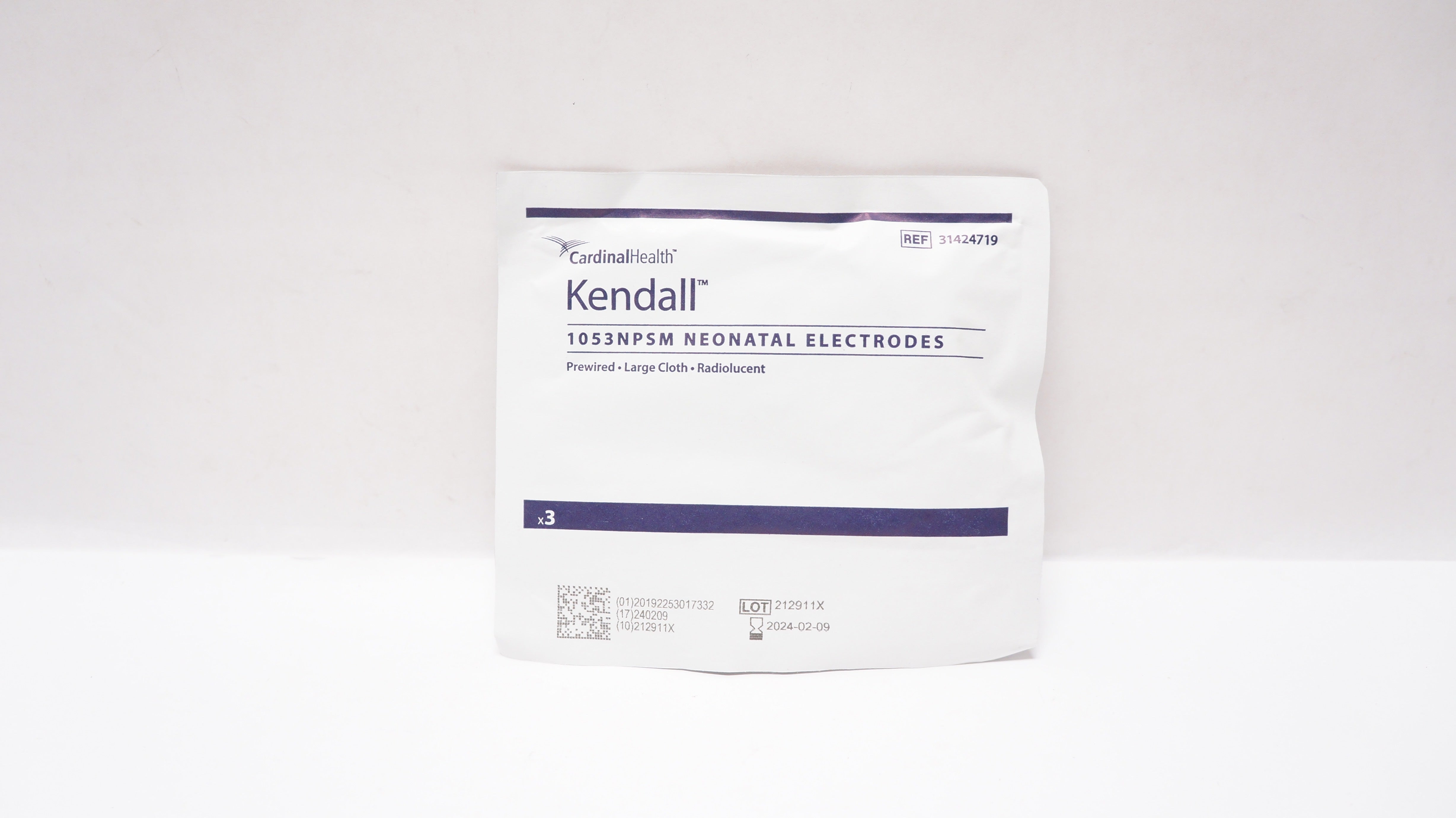 Cardinal Health 31424719 Kendall 1053NPSM Neonatal Electrodes - Pack of 3
