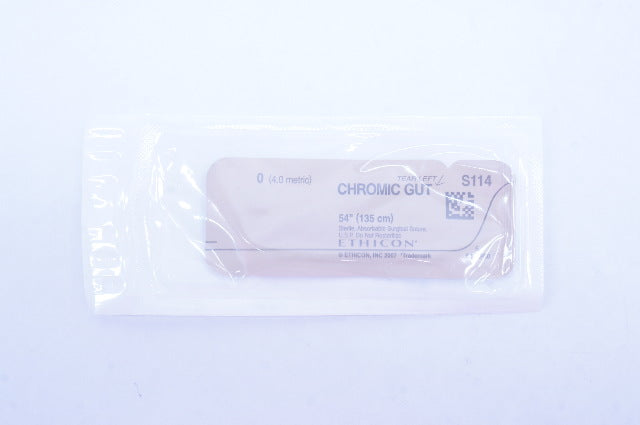 Ethicon S114 0 Chromic Gut Absorbable Surgical Stre 54inch