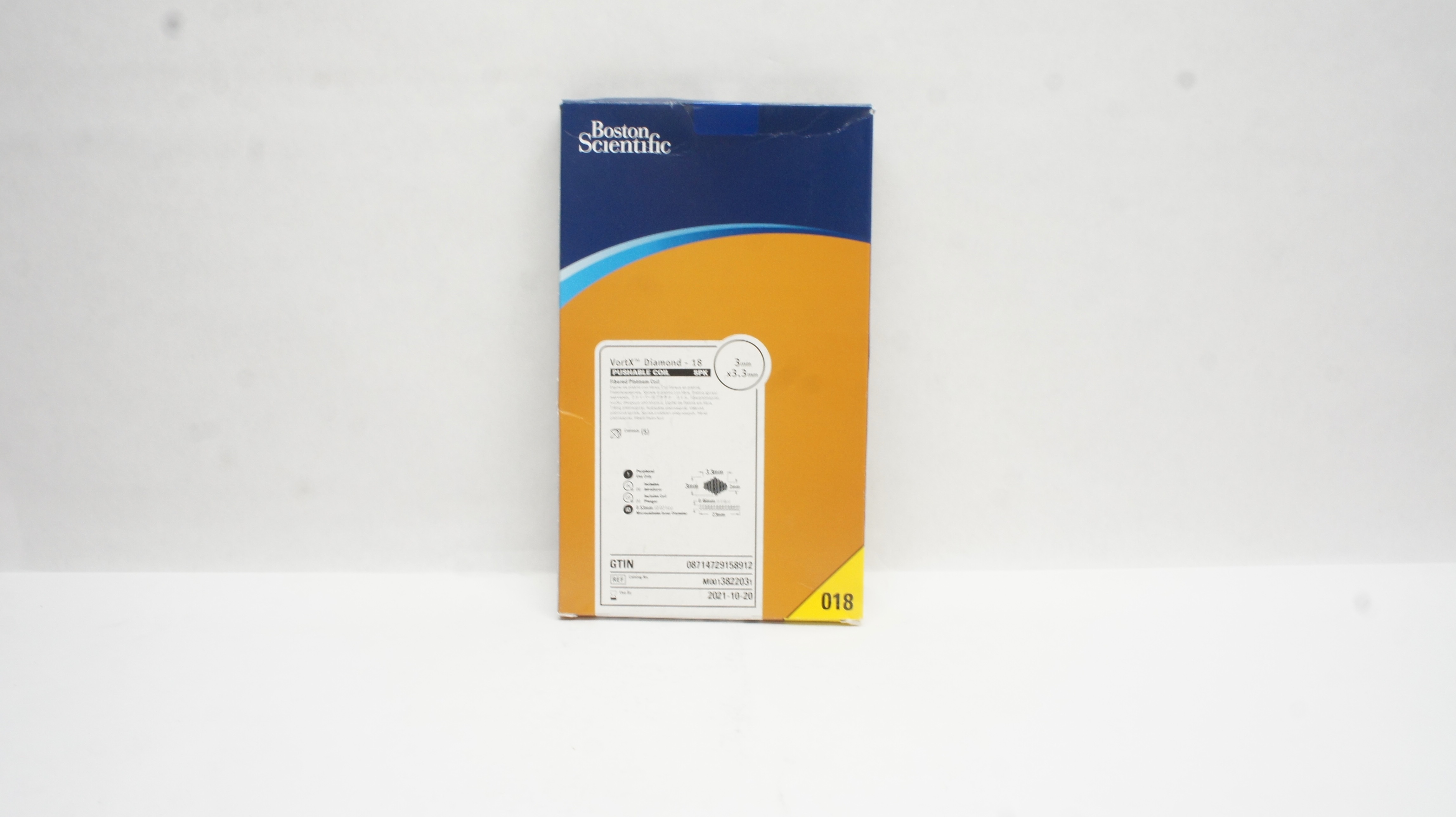 Boston Scientific 382203 VortX Pushable Coil 3mm x 3.3mm (x) - Pack of 5