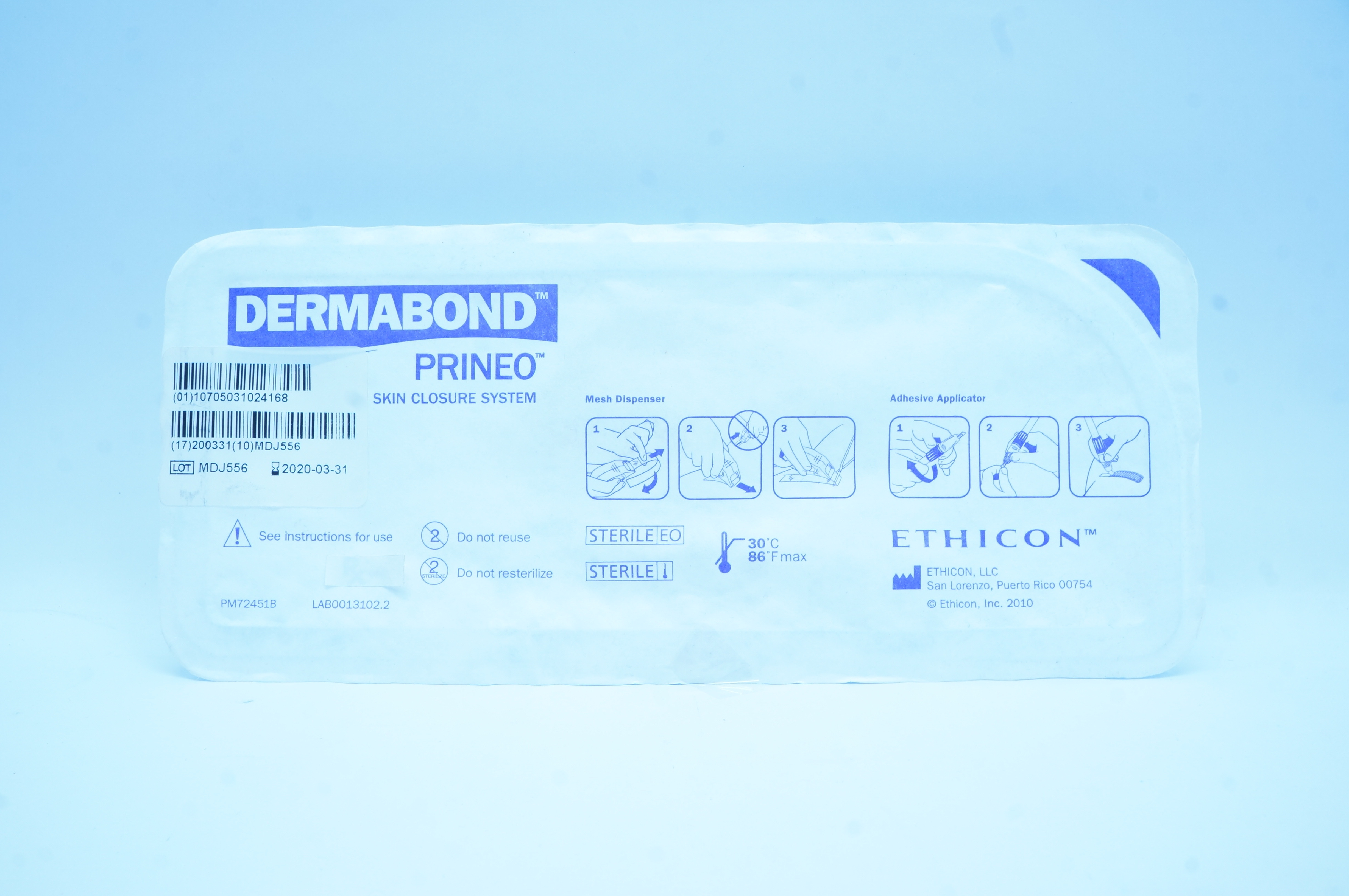 Ethicon Dermabond Prineo Skin Closure System (x)