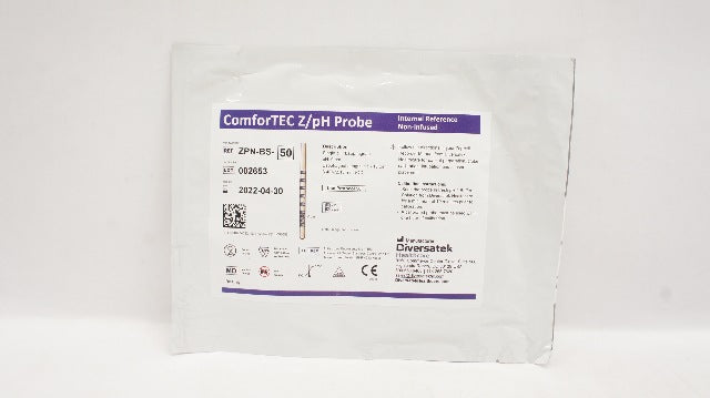 Diversatek Healthcare ZIN-BS-50 ComforTec Z/pH Probe 15-18cm 6.4Fr/2.13mm OD (x)