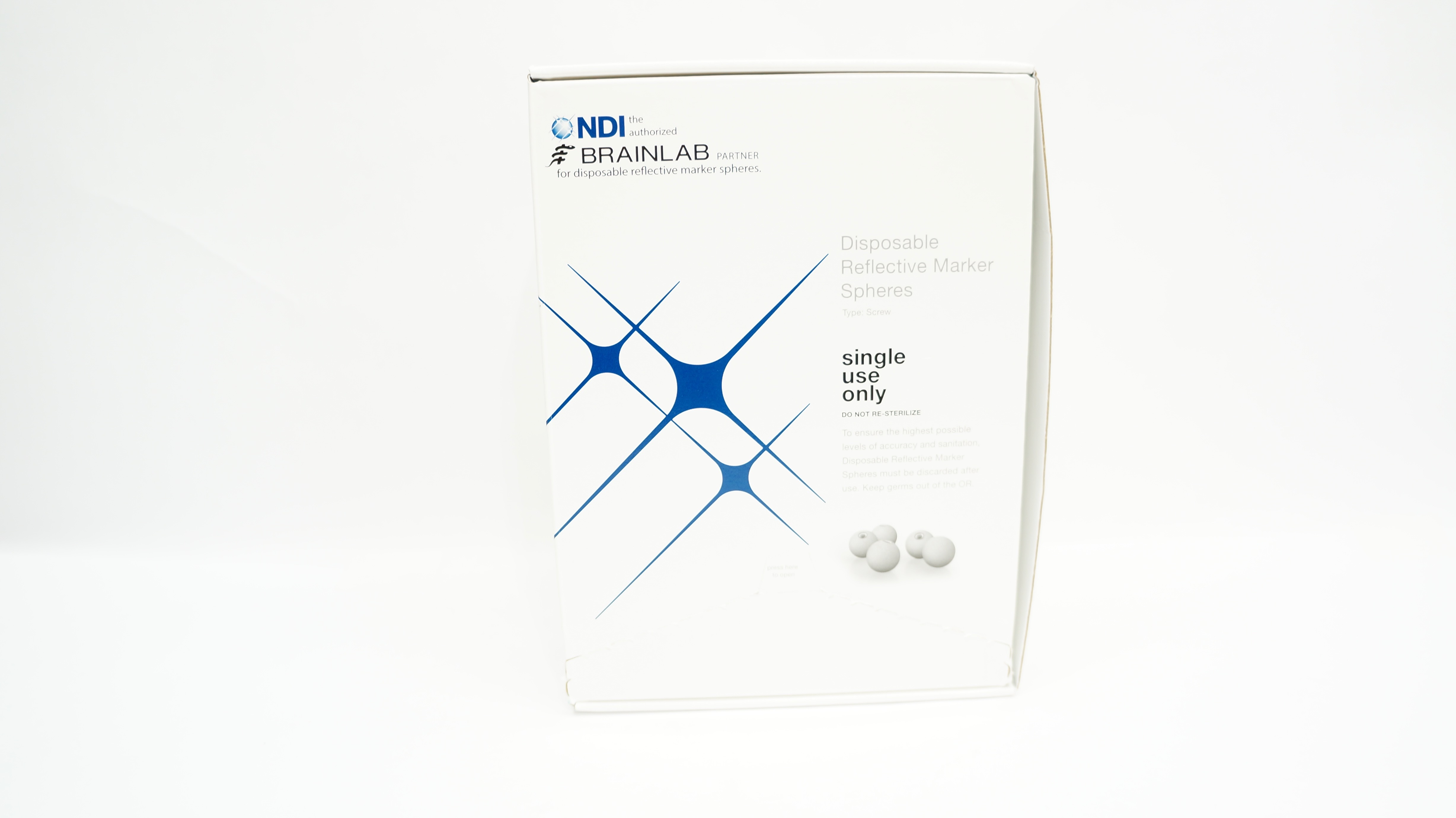 Brainlab 41773 Disposable Reflective Marker Spheres, Type Screw - Box of 30