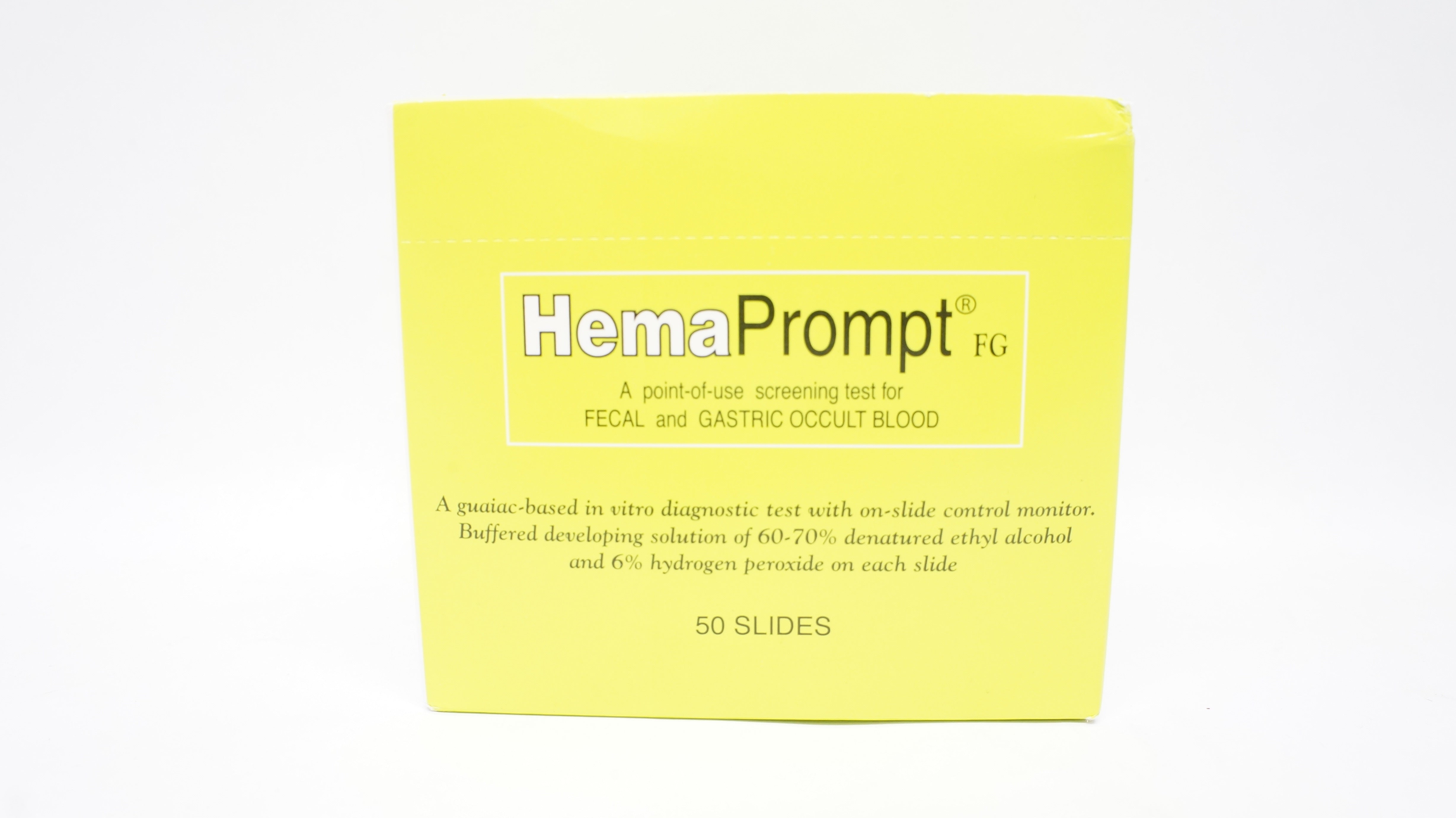 Hema Prompt 9007799 Screening Test for Fecal&Gastric Occult Blood (x) -Box of 50