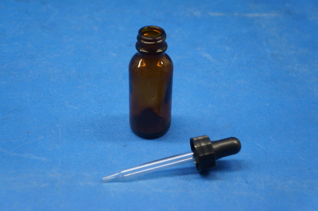TRI TS-738 Dropper Bottles 1 oz., Ambler Glass ~ Case of 12