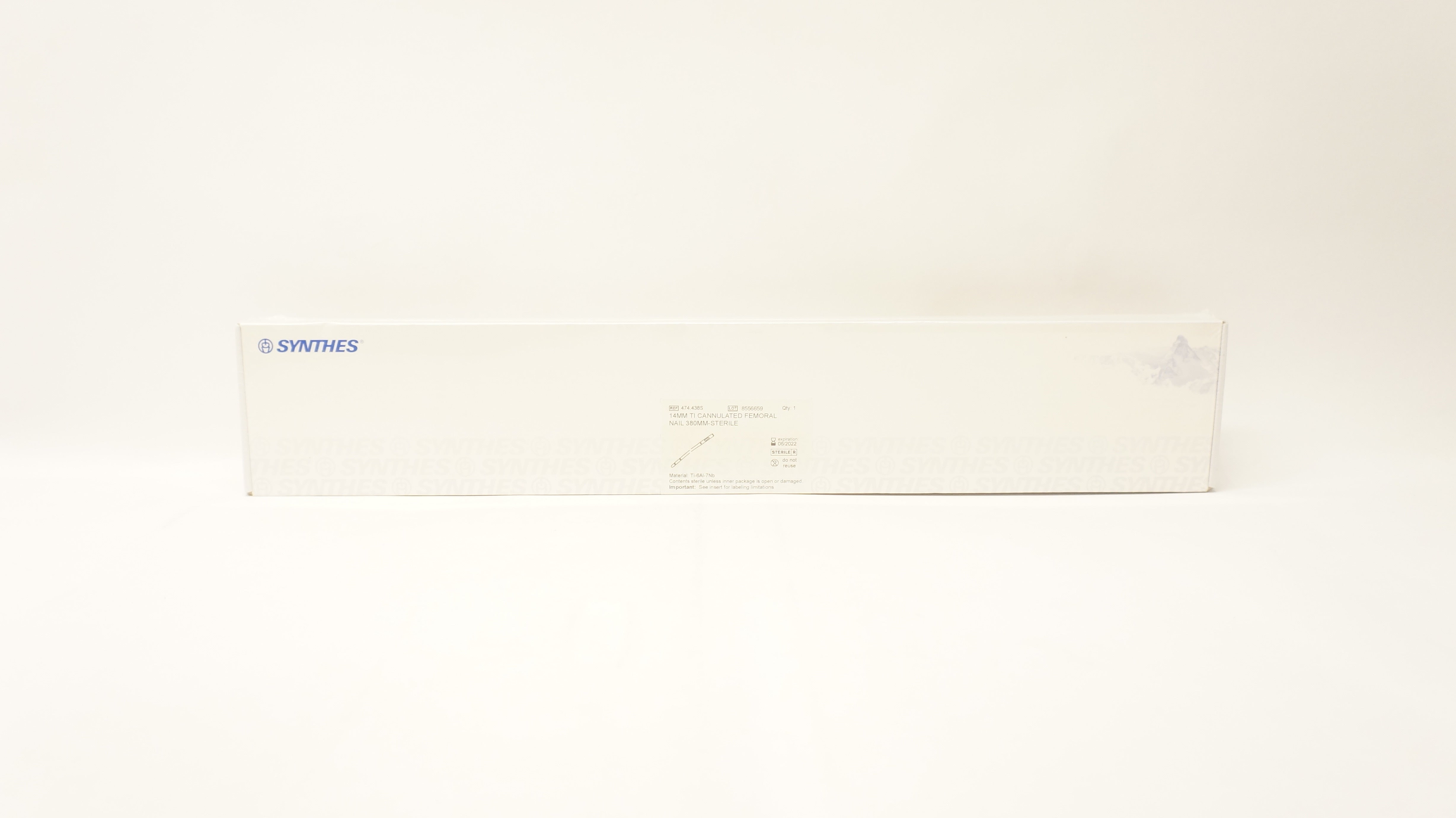 Synthes 474.438S 14mm Ti Cannulated Femoral Nail 380mm
