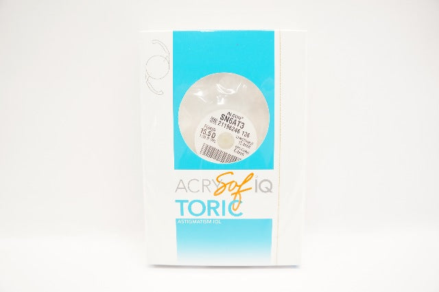 Alcon SN6AT3 AcrySof IQ Toric Astigmatism IOL15.5D Length 13.0mm, Optic 6.0mm(x)