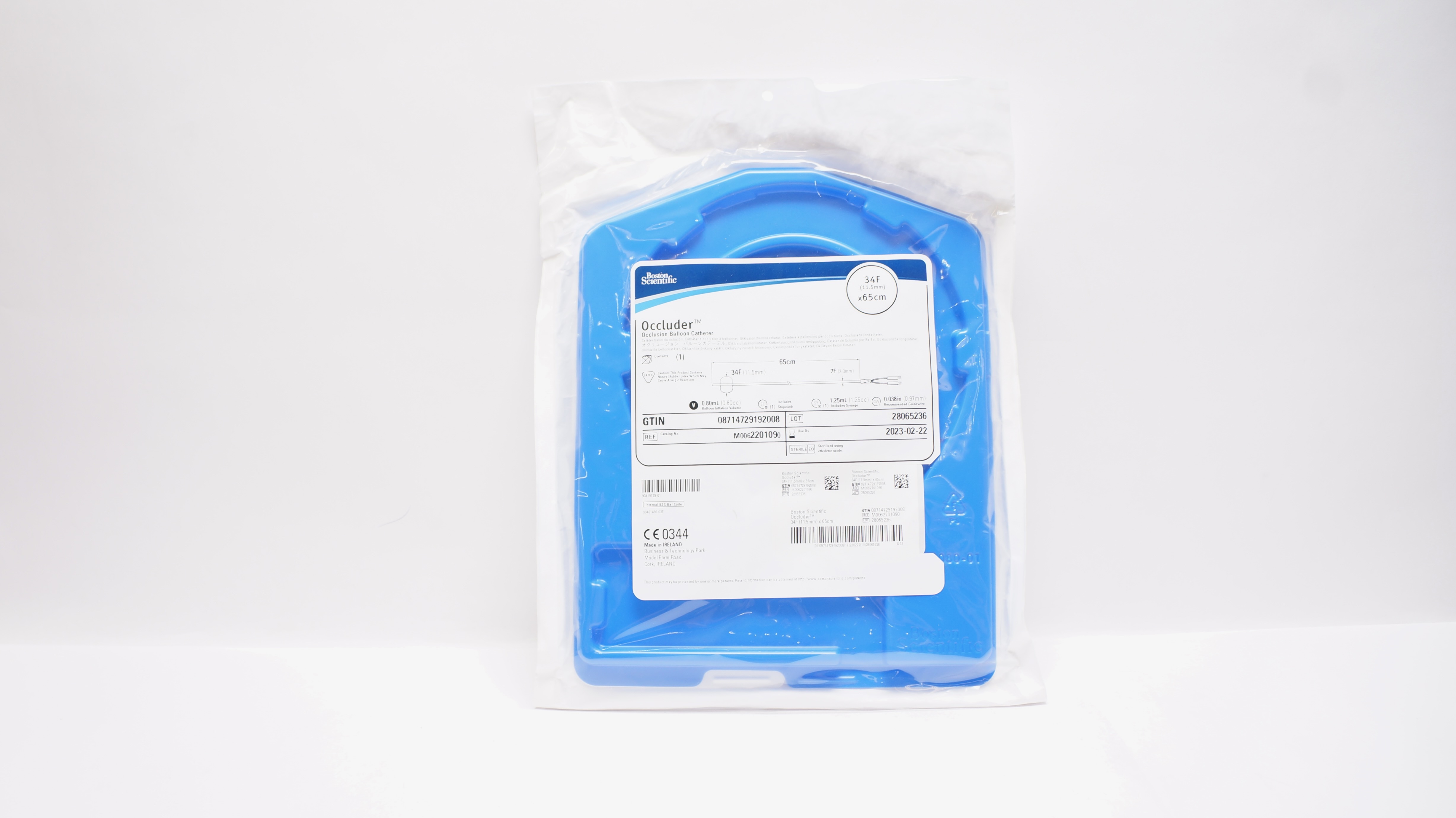 Boston Scientific M0062201090 Occluder Occlusion Balloon Cath. 34F x 65cm (x)