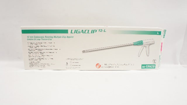 Ethicon ER420 LIGACLIP Endoscopic Rotating Multiple Clip Applier 12mm (x)