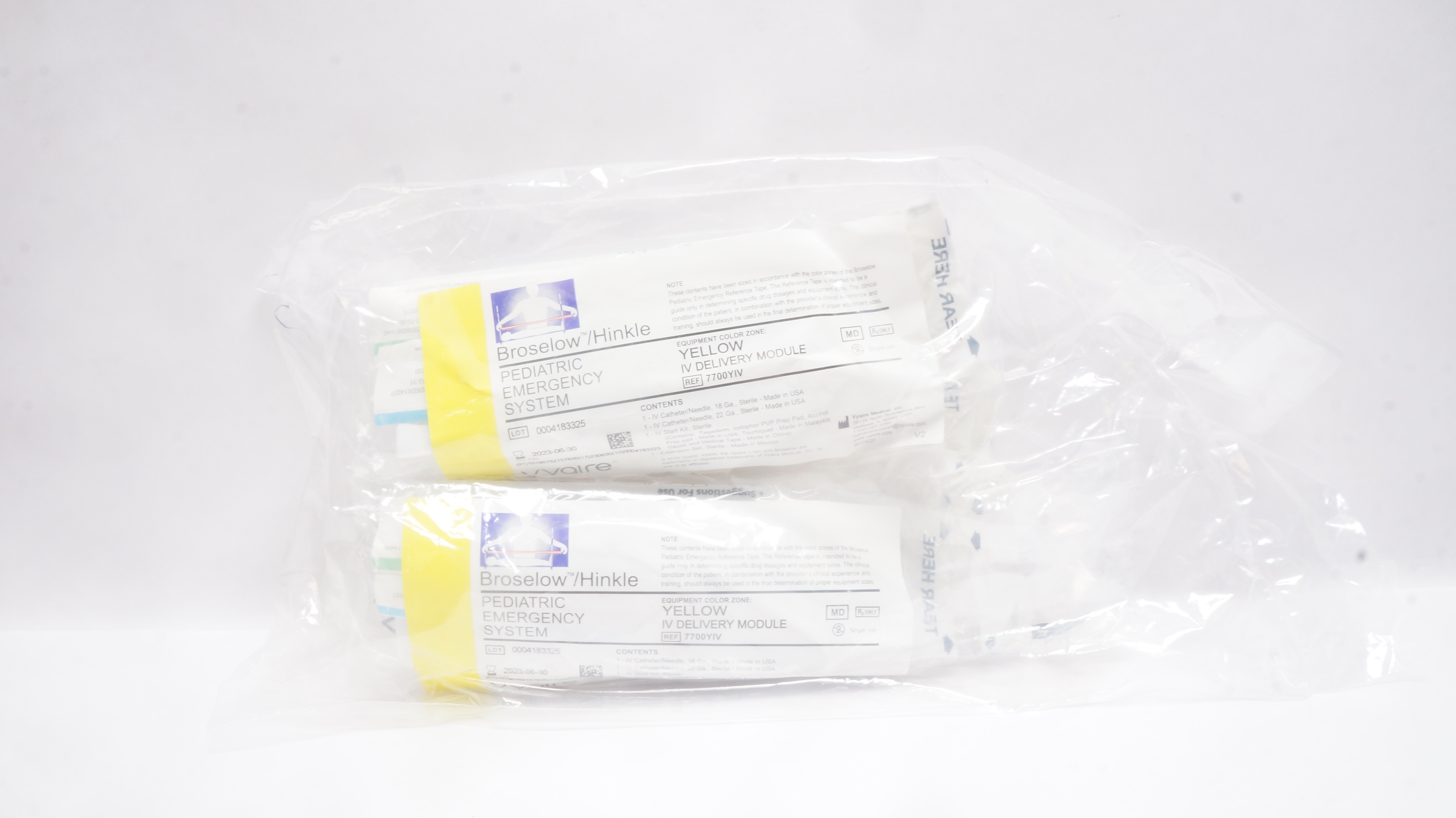 Vyaire 7700YIV Broselow/Hinkle Pediatric Emergency System IV Delivery Module (x)