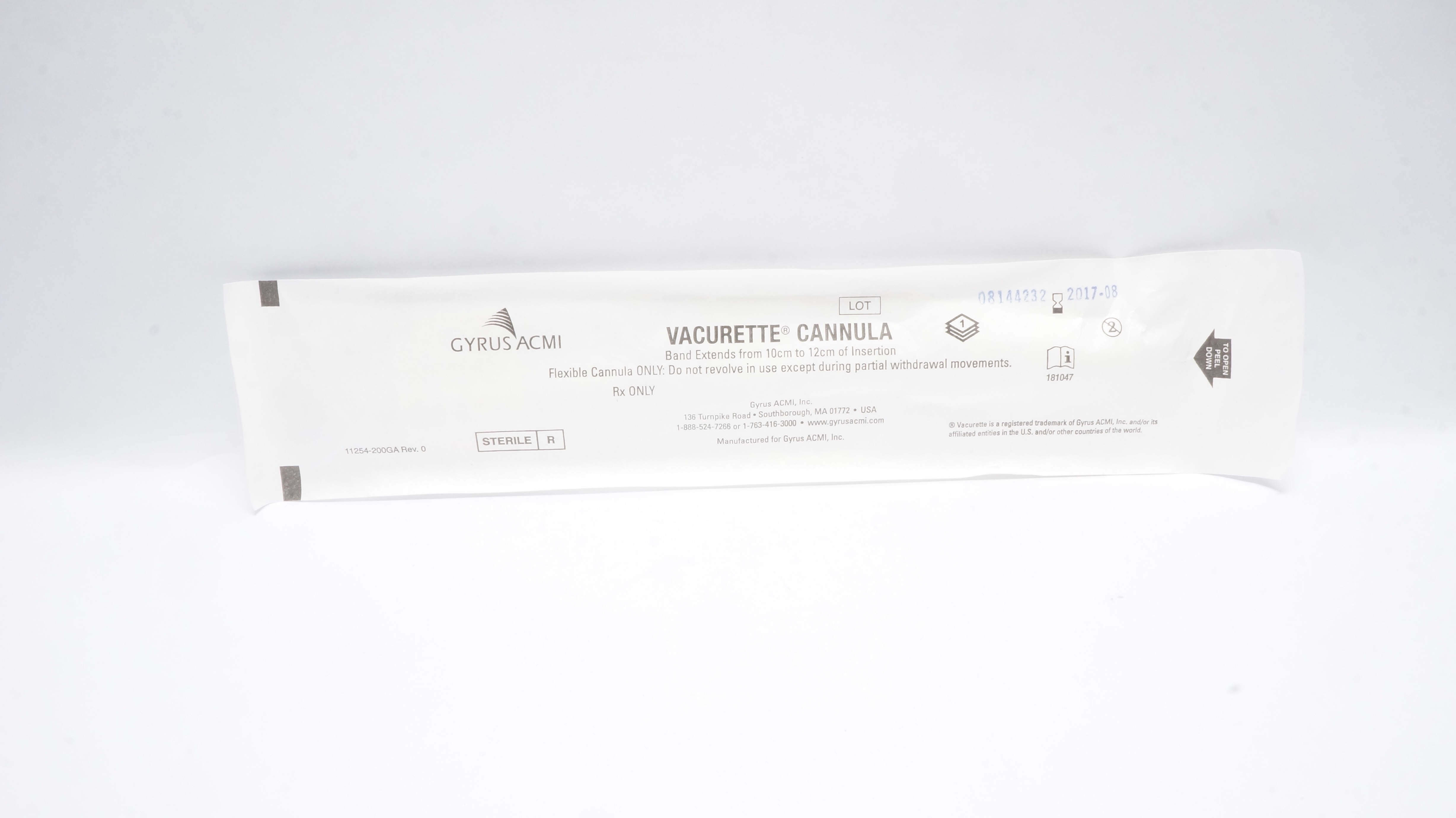 Gyrus ACMI 21665 Vacurette Cannula Flexible 6mm (x)