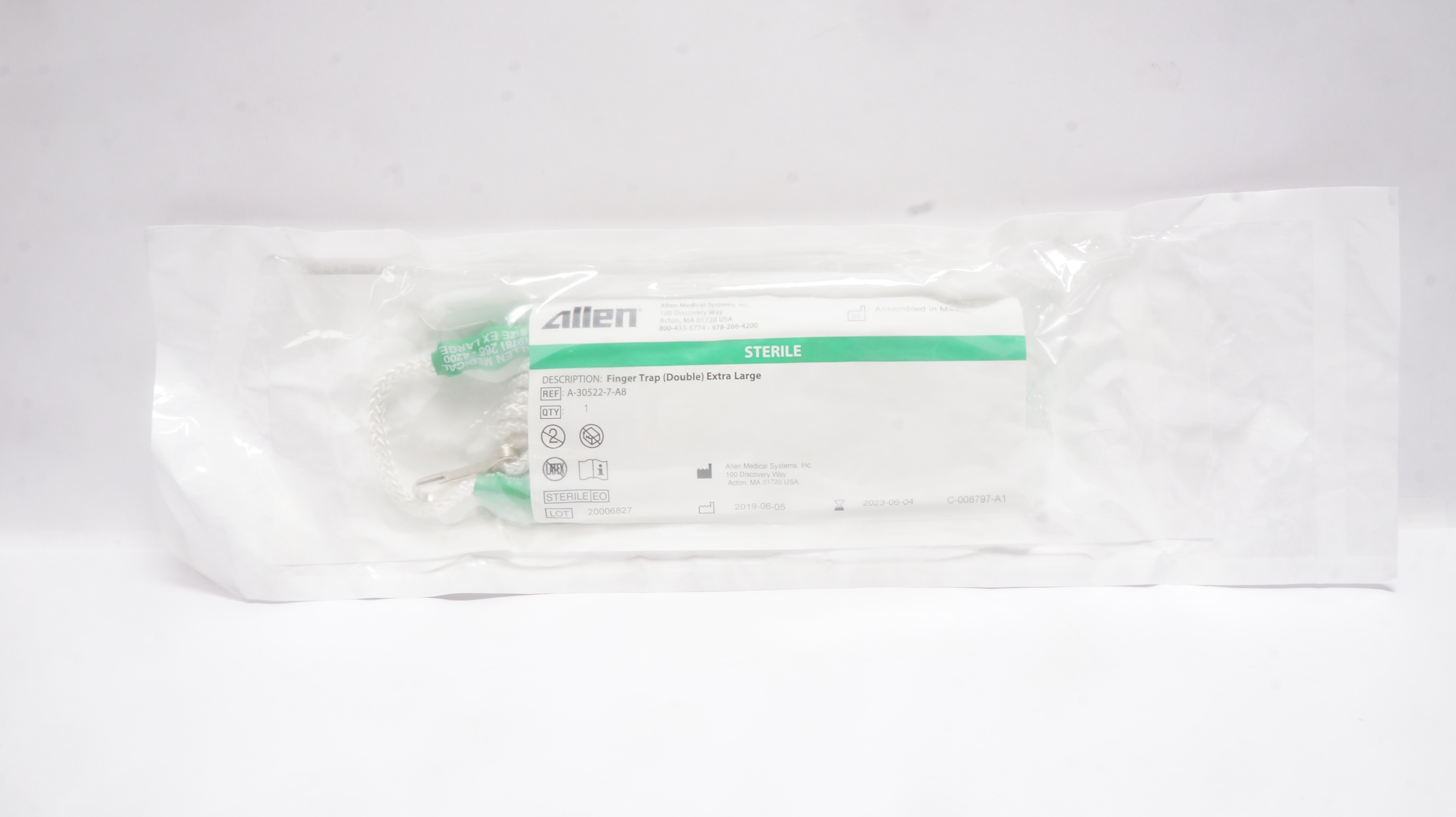 Allen Medical A-30522-7-A8 Finger Trap Double Extra Large (x)