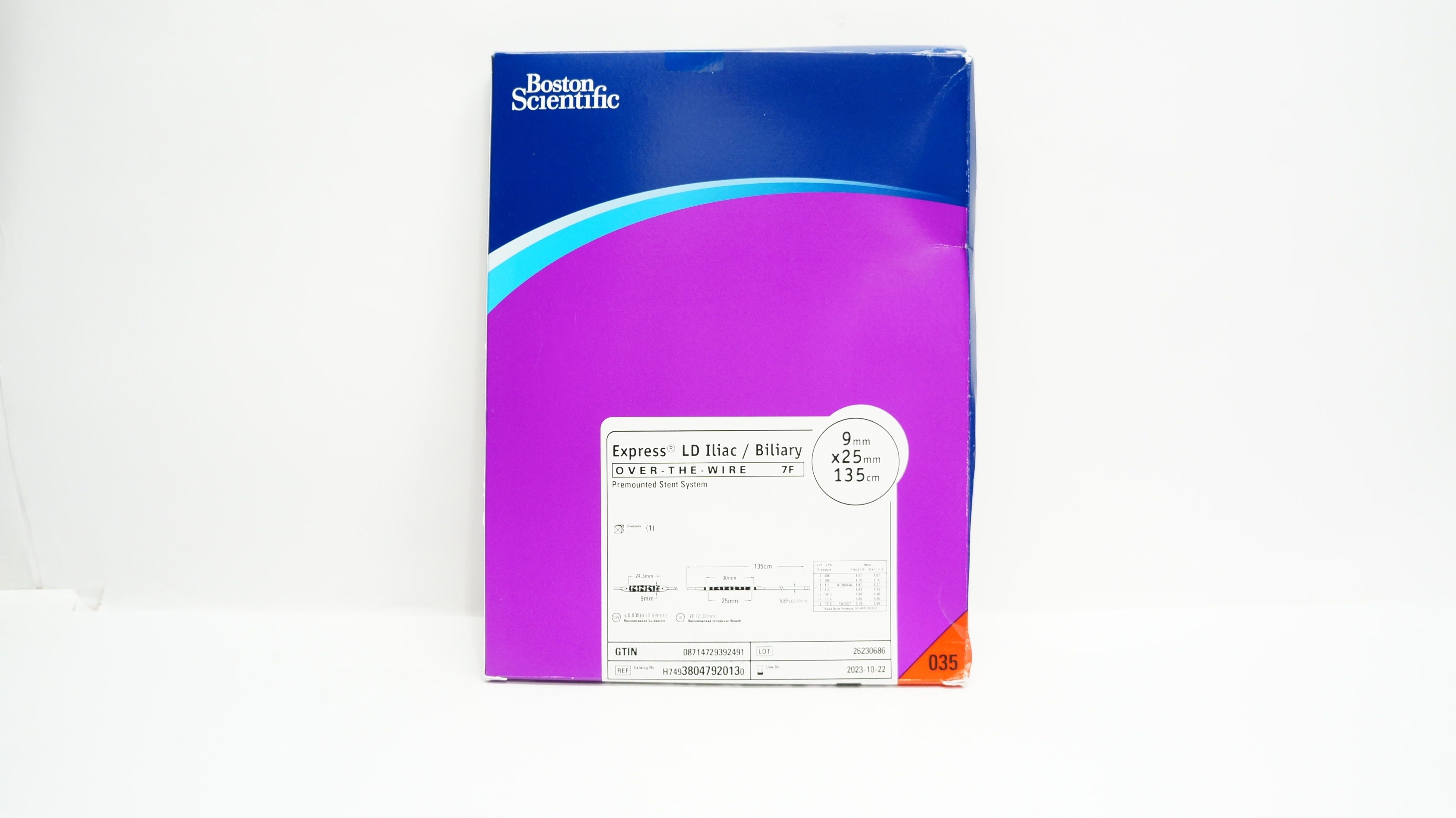 Boston Scientific 3804792013 Express LD Iliac Biliary 9mm x 25mm x 135cm (x)