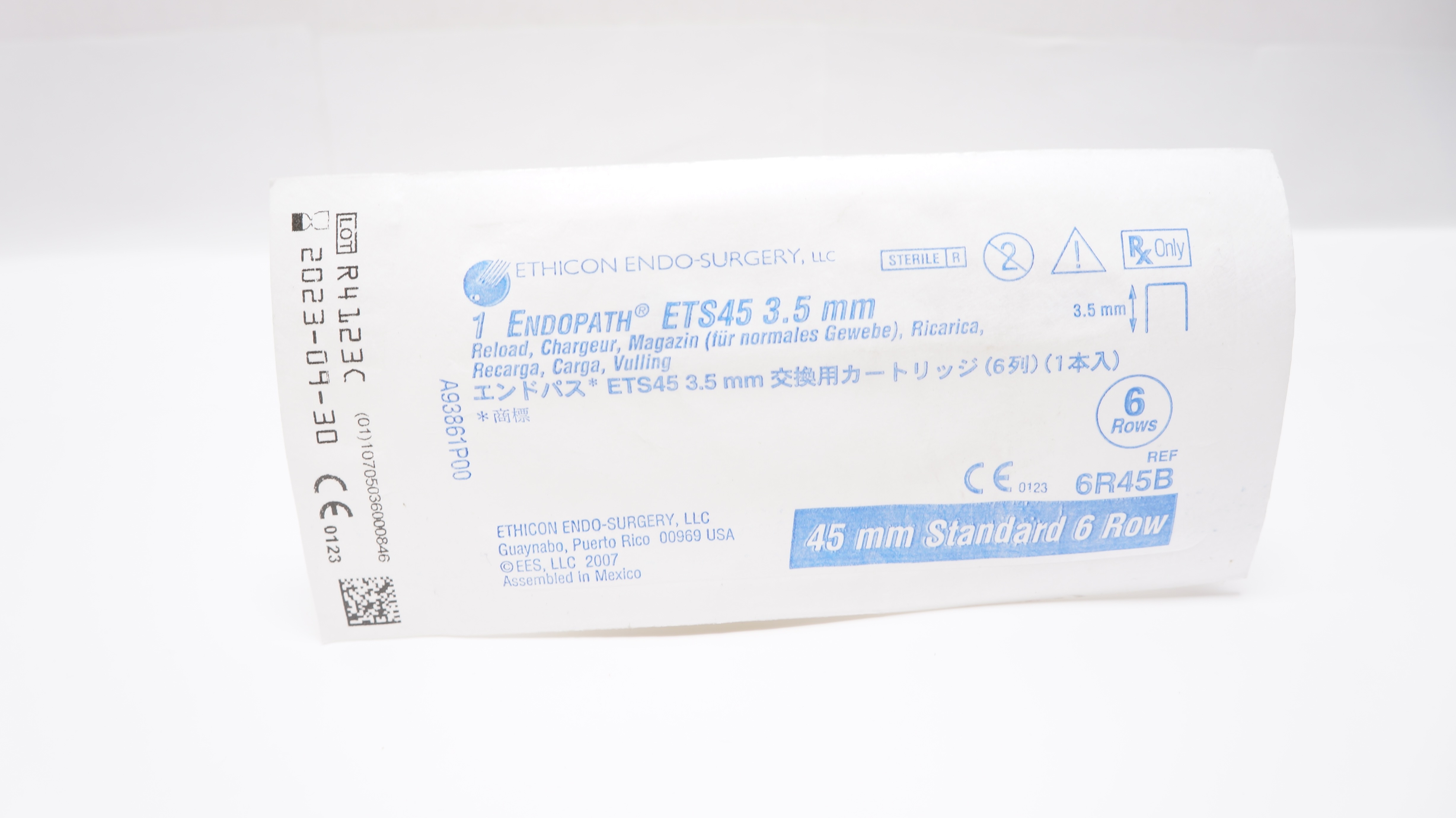 Ethicon 6R45B 1 Endopath ETS45 3.5mm Reload 3.5mm, 45mm Standard 6 Row