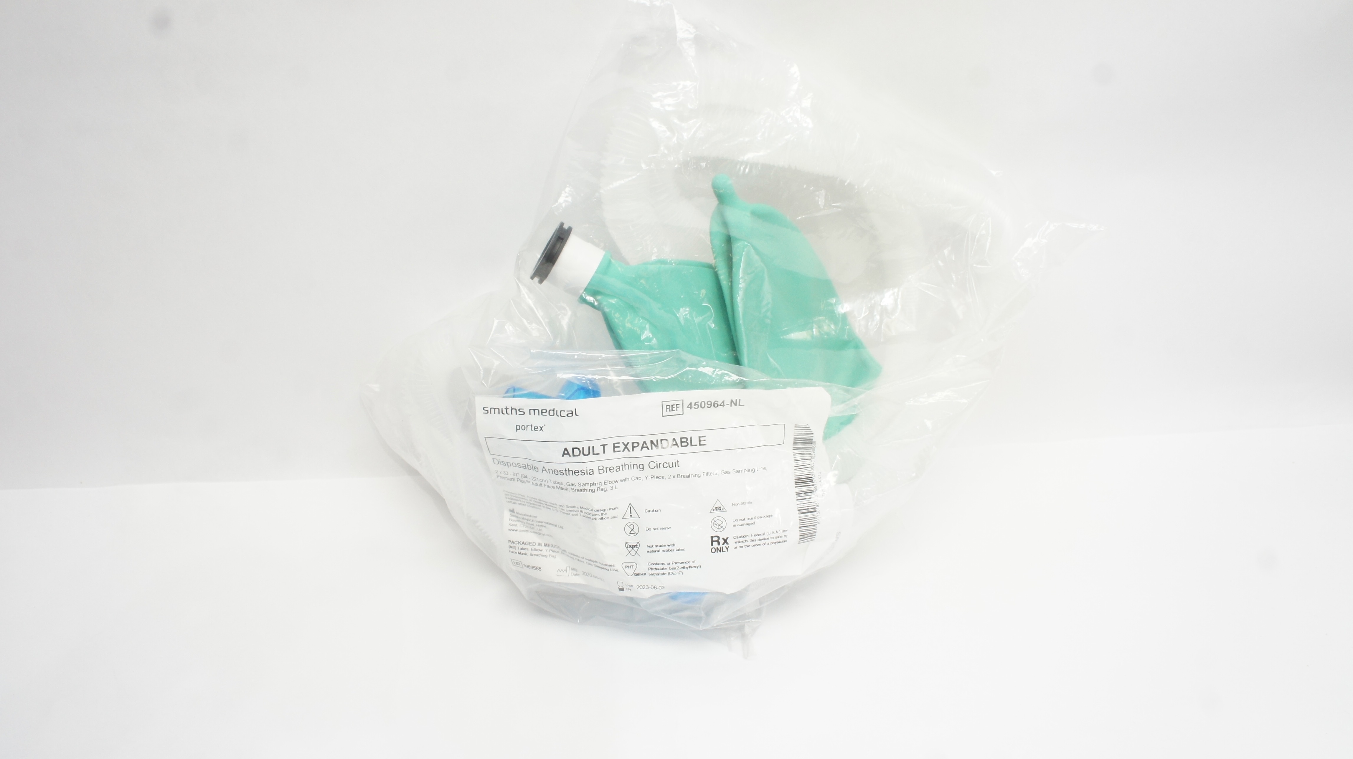 Smiths Medical 450964-NL Disposable Anesthesia Breathing Circuit (x)