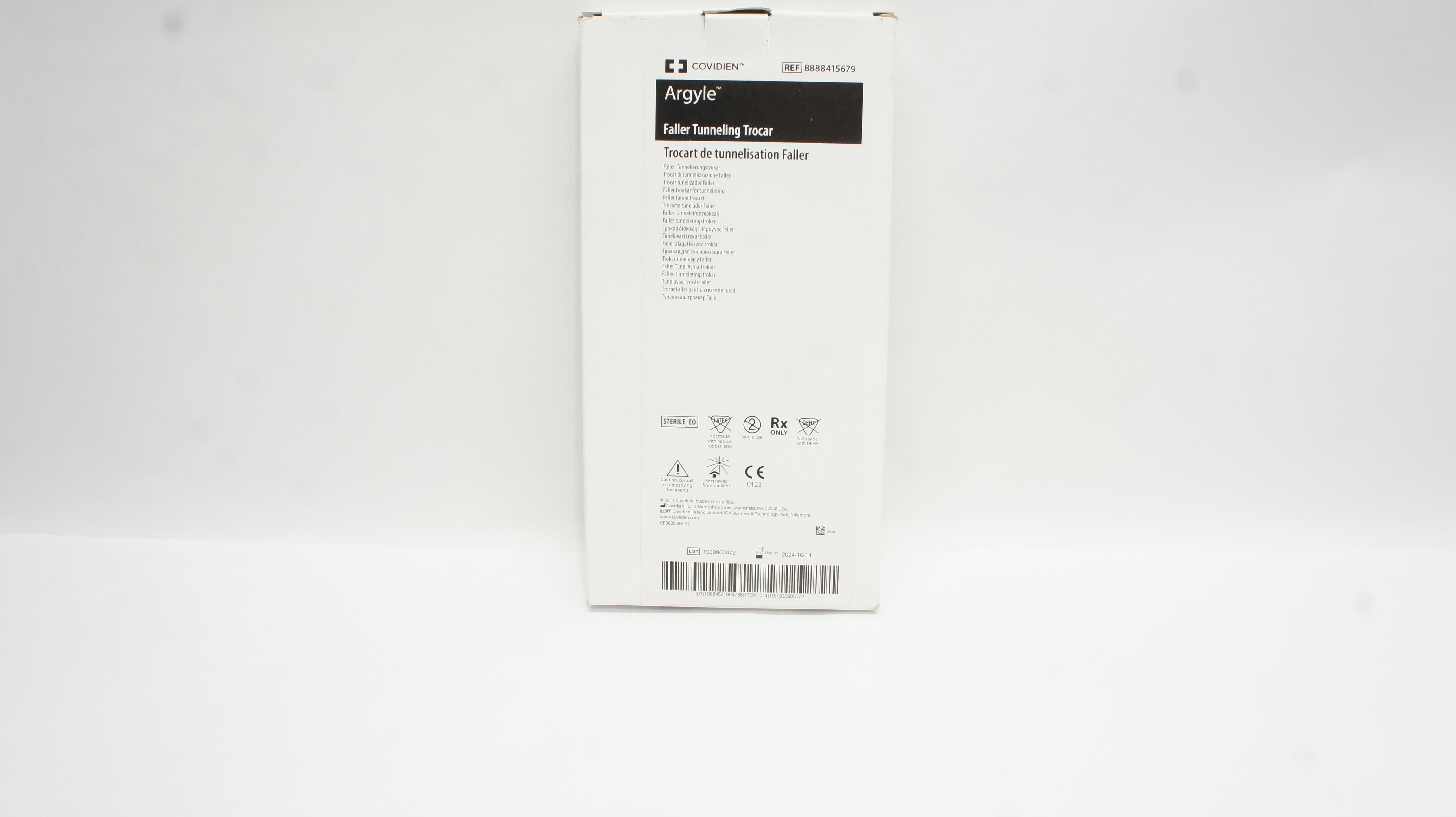 Covidien 8888415679 Argyle Faller Tunneling Trocar