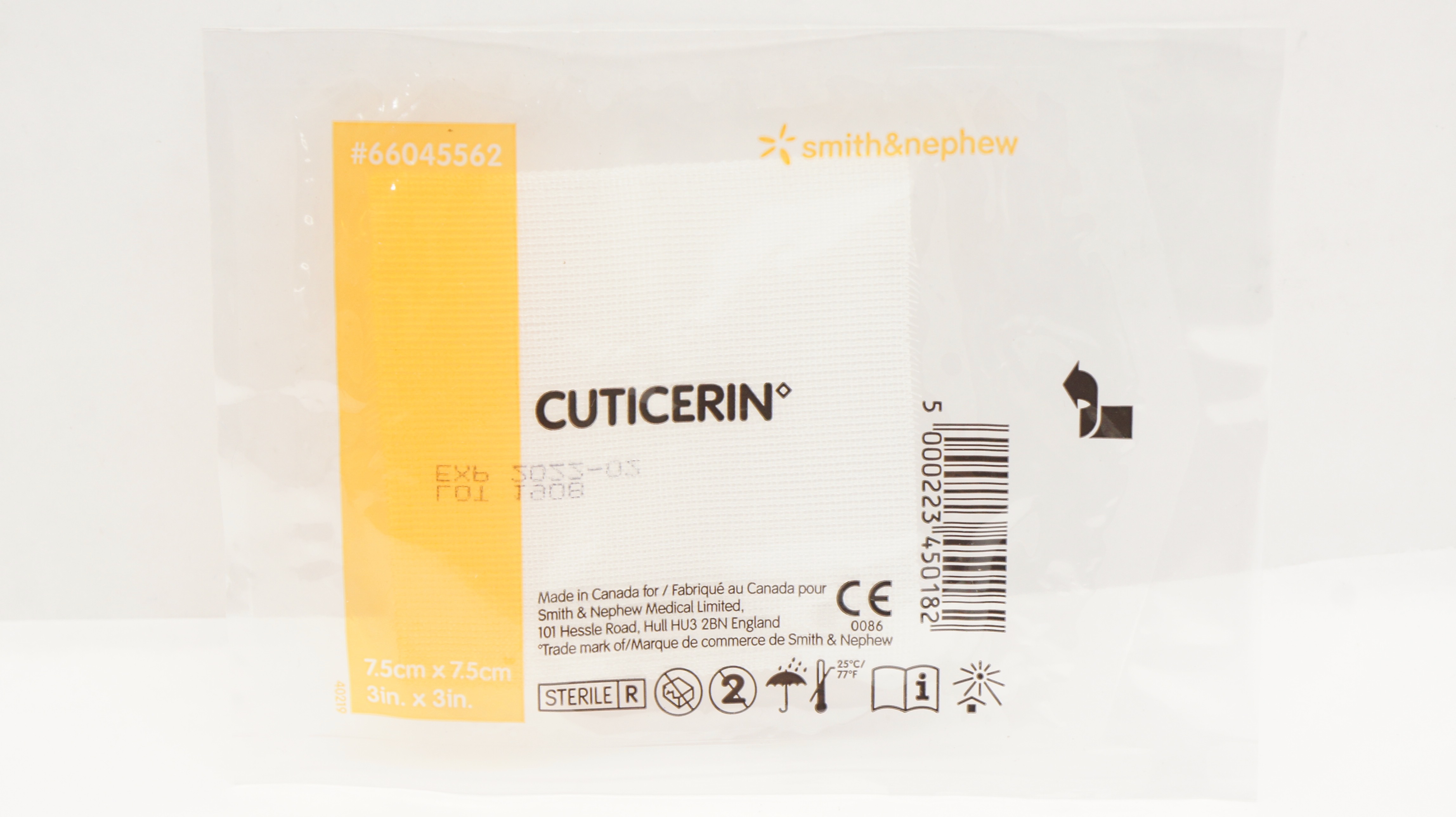Smith&Nephew 66045562 Cuticerin Gauze Dressing 3inch x 3inch (x)