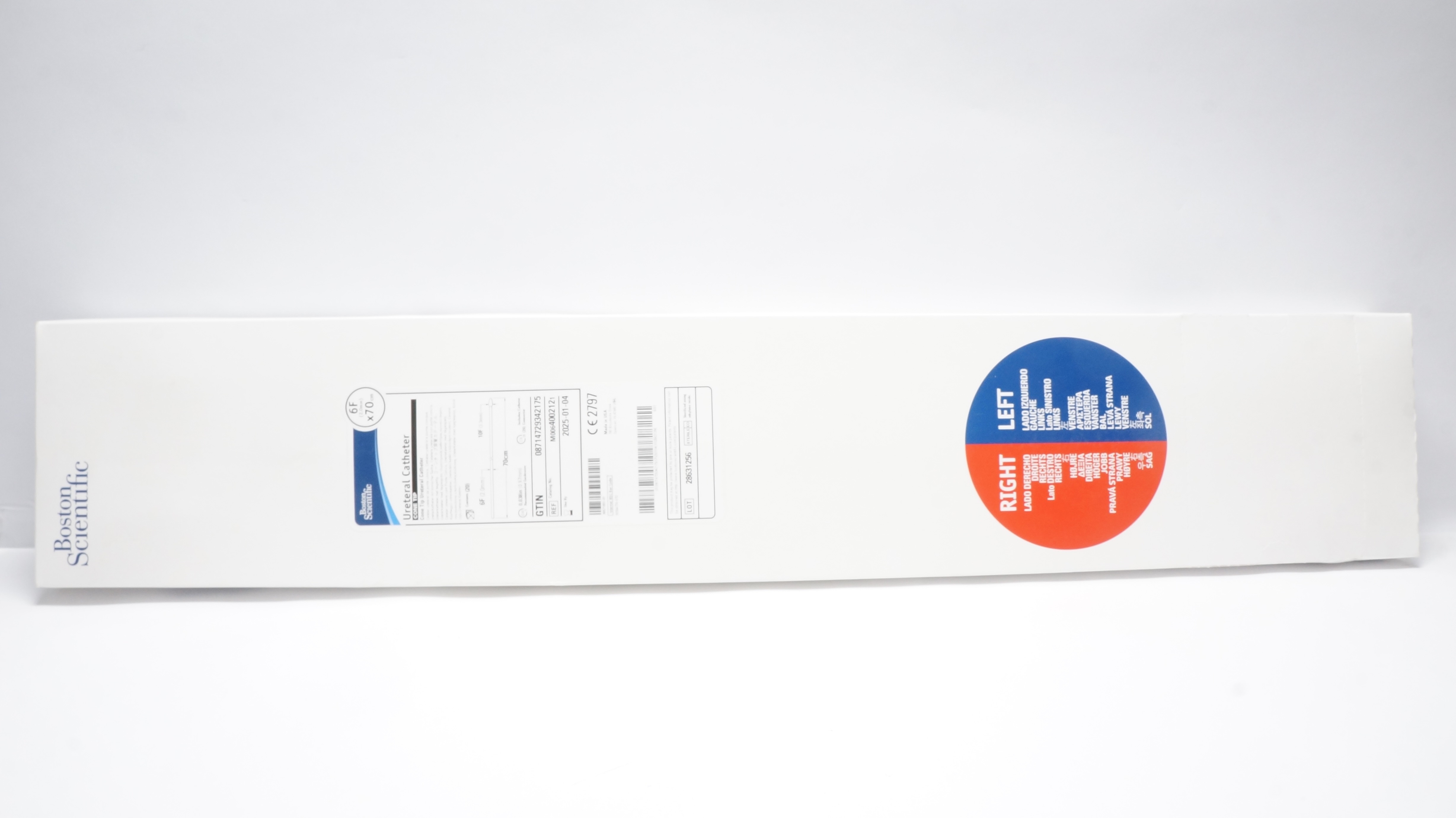Boston Scientific 400212 Cone Tip Ureteral Cath. 6F x 70cm - Box of 20