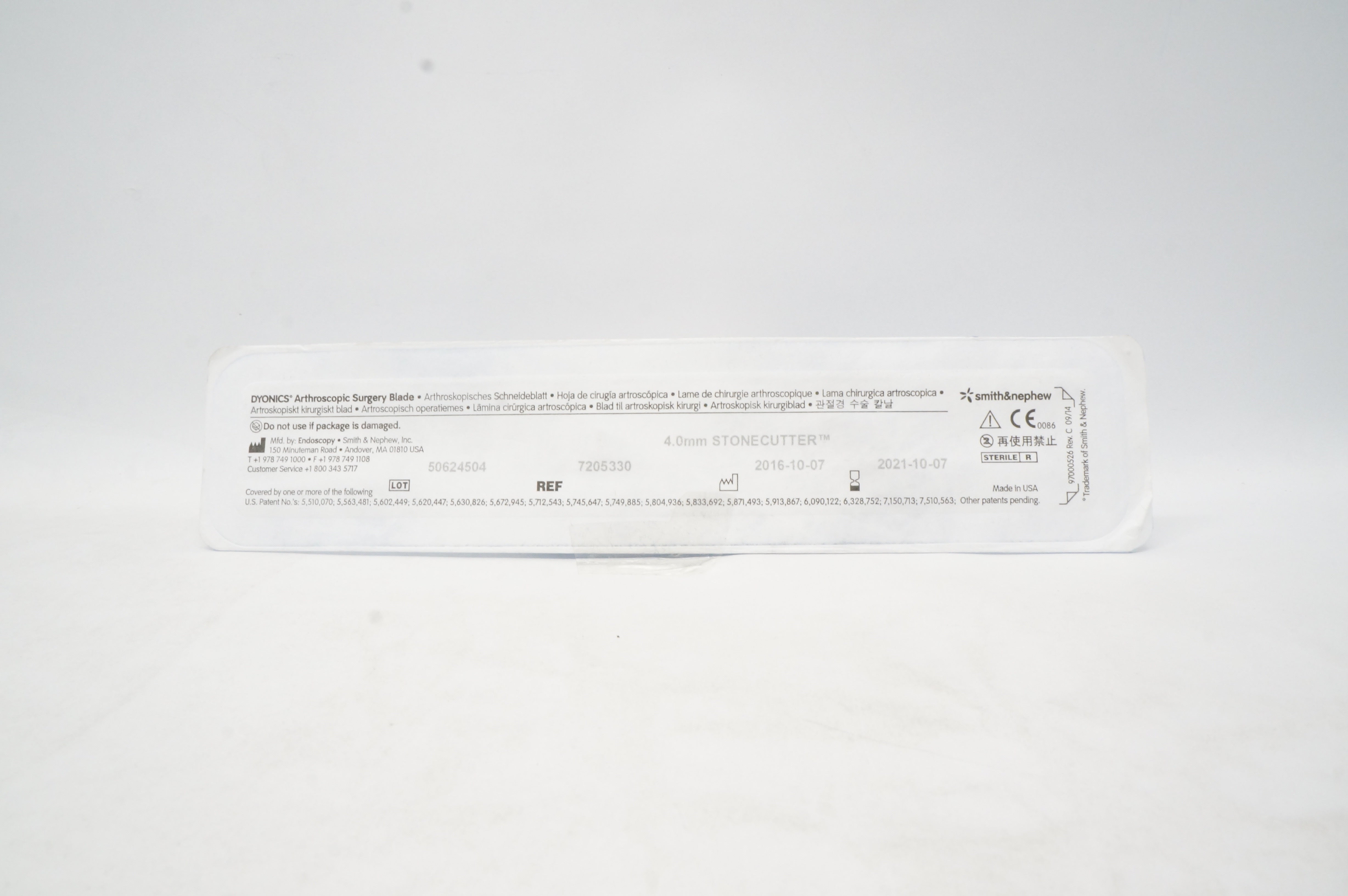 Smith&Nephew 7205330 4.0mm Stonecutter Acromionizer Blade