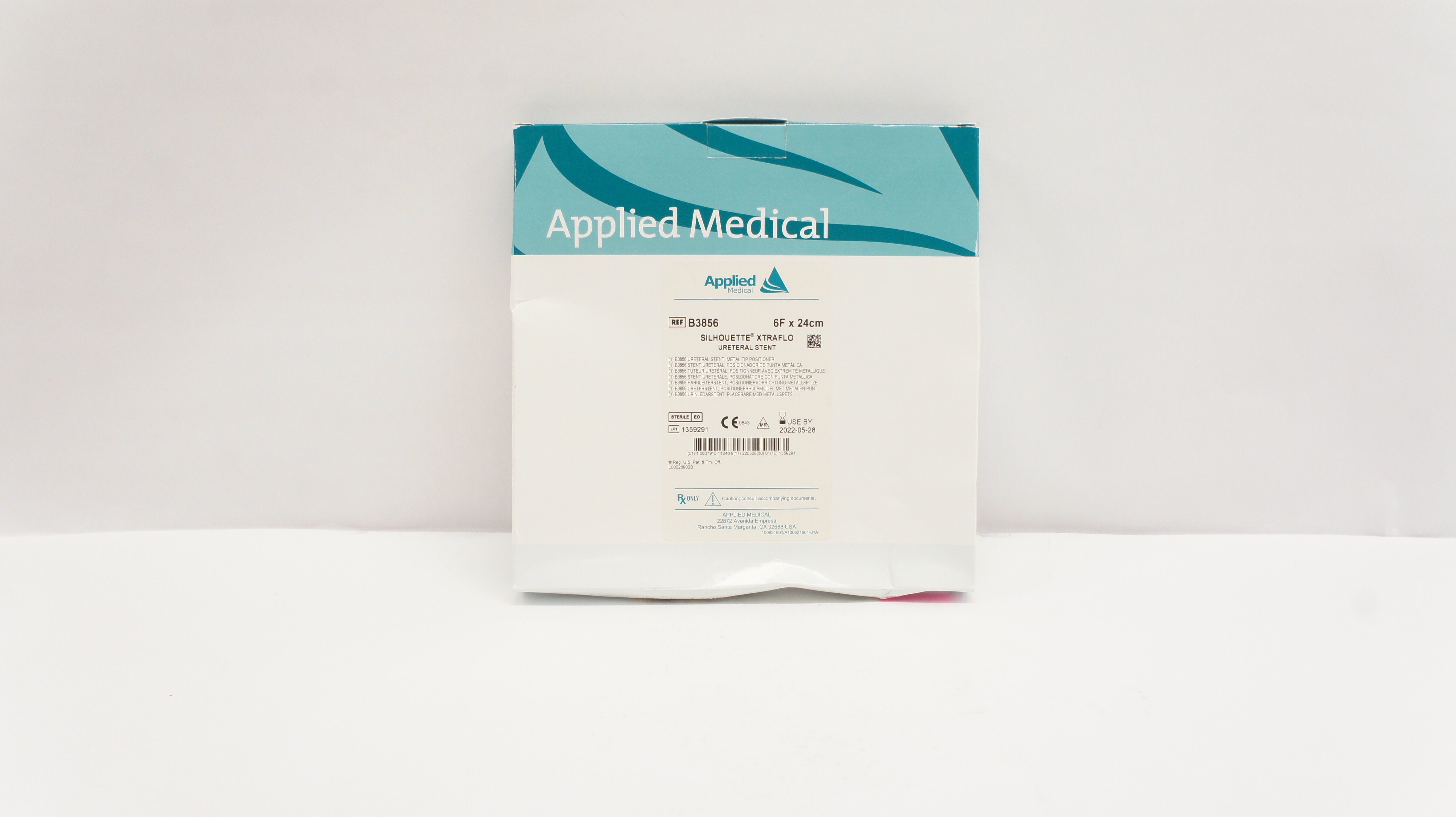 Applied Medical B3856 Shilhoutte Xtraflo Ureteral Stnt 6F x 24cm (x)