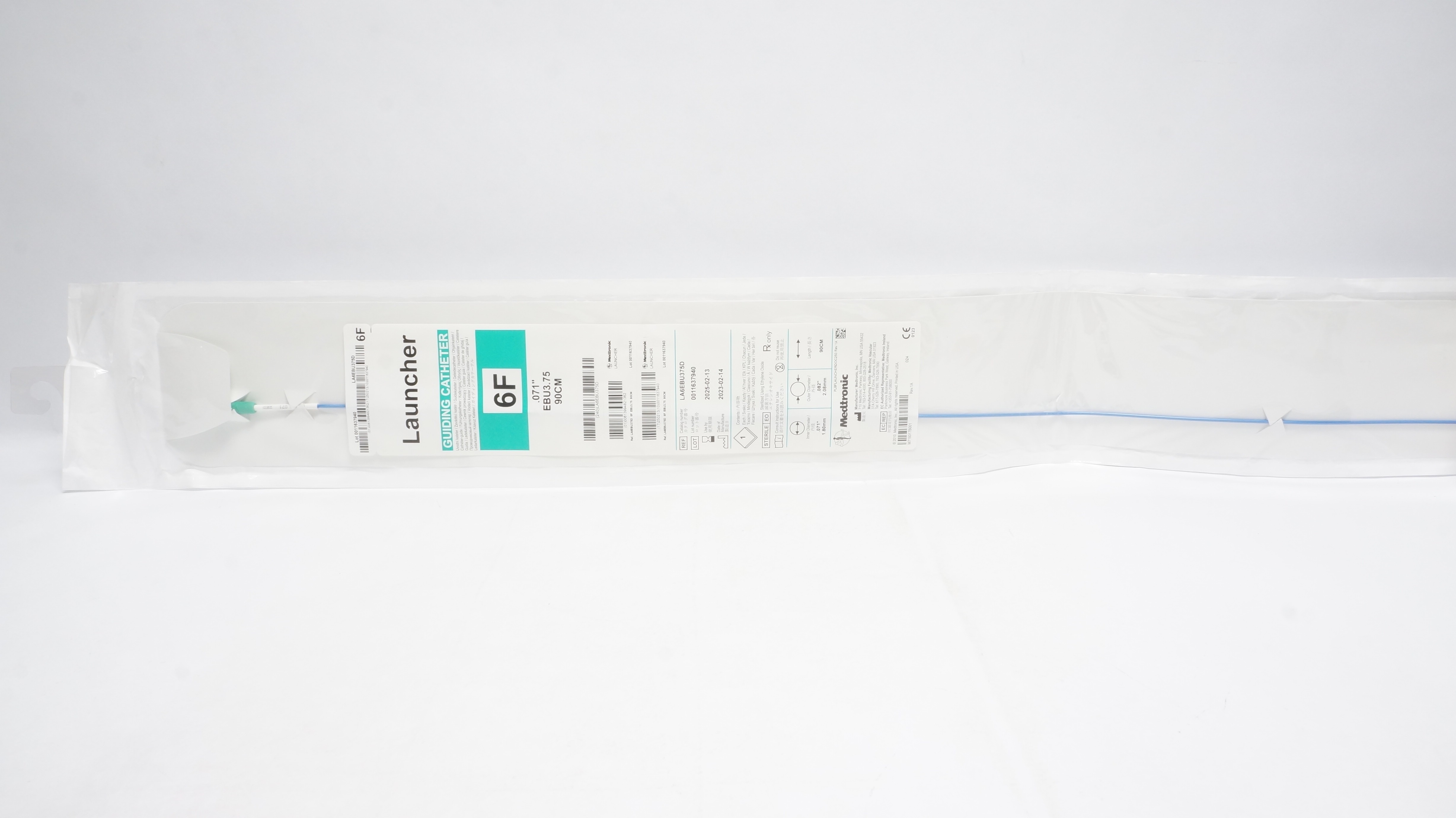 Medtronic LA6EBU375D Launcher 6F Guiding Cath. .071In EBU3.75 x 90cm (x)