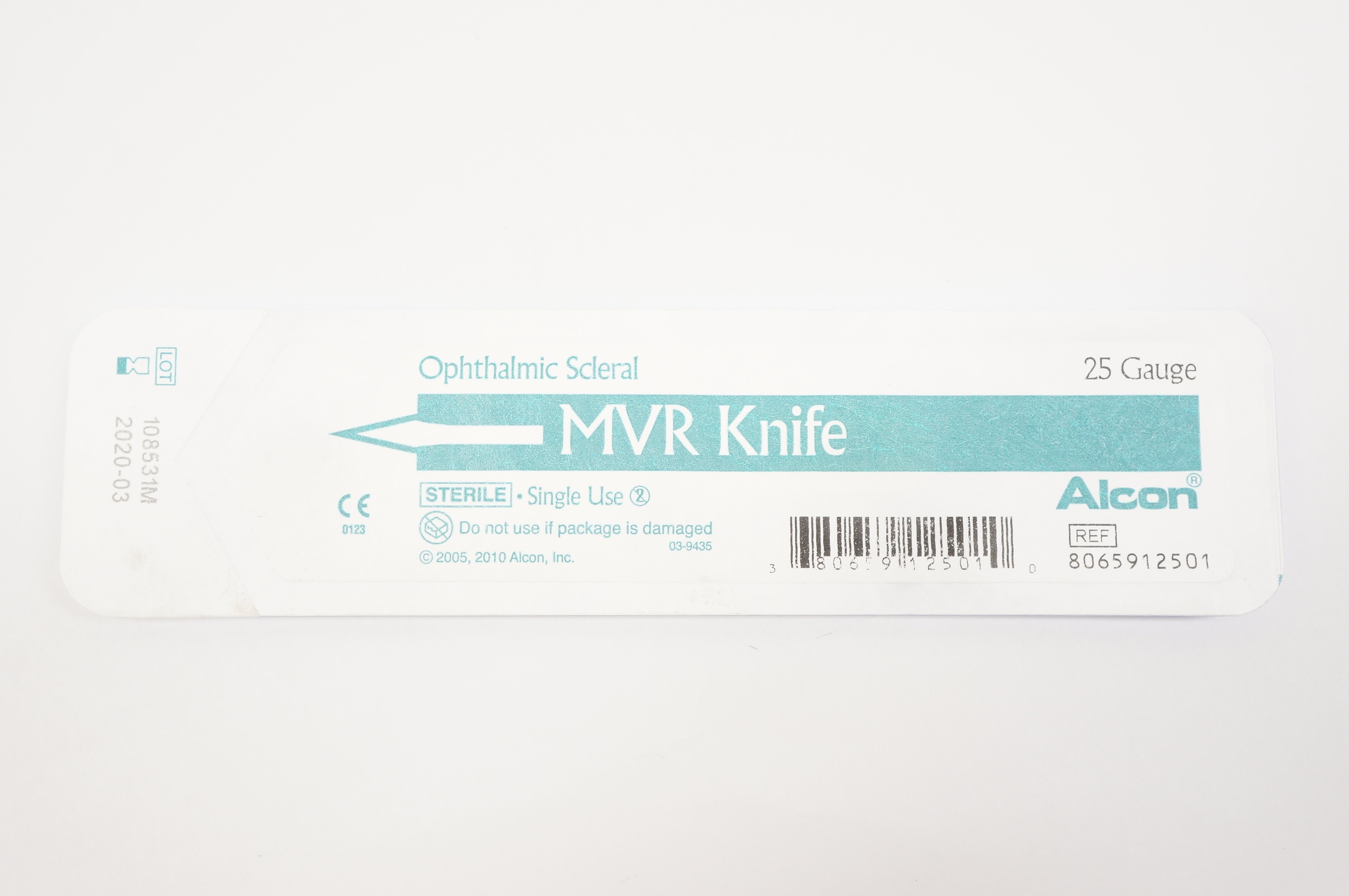 Alcon 806912501 Ophthalmic Scleral MVR Knife 25G (x)