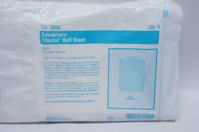 Cardinal Health 9358 Convertors Tiburon Half Sheet 44inch x 57inch
