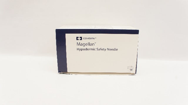 Covidien 8881850558 Magellan Hypodermic Safety Ndle 25G x 5/8inch - Box of 50