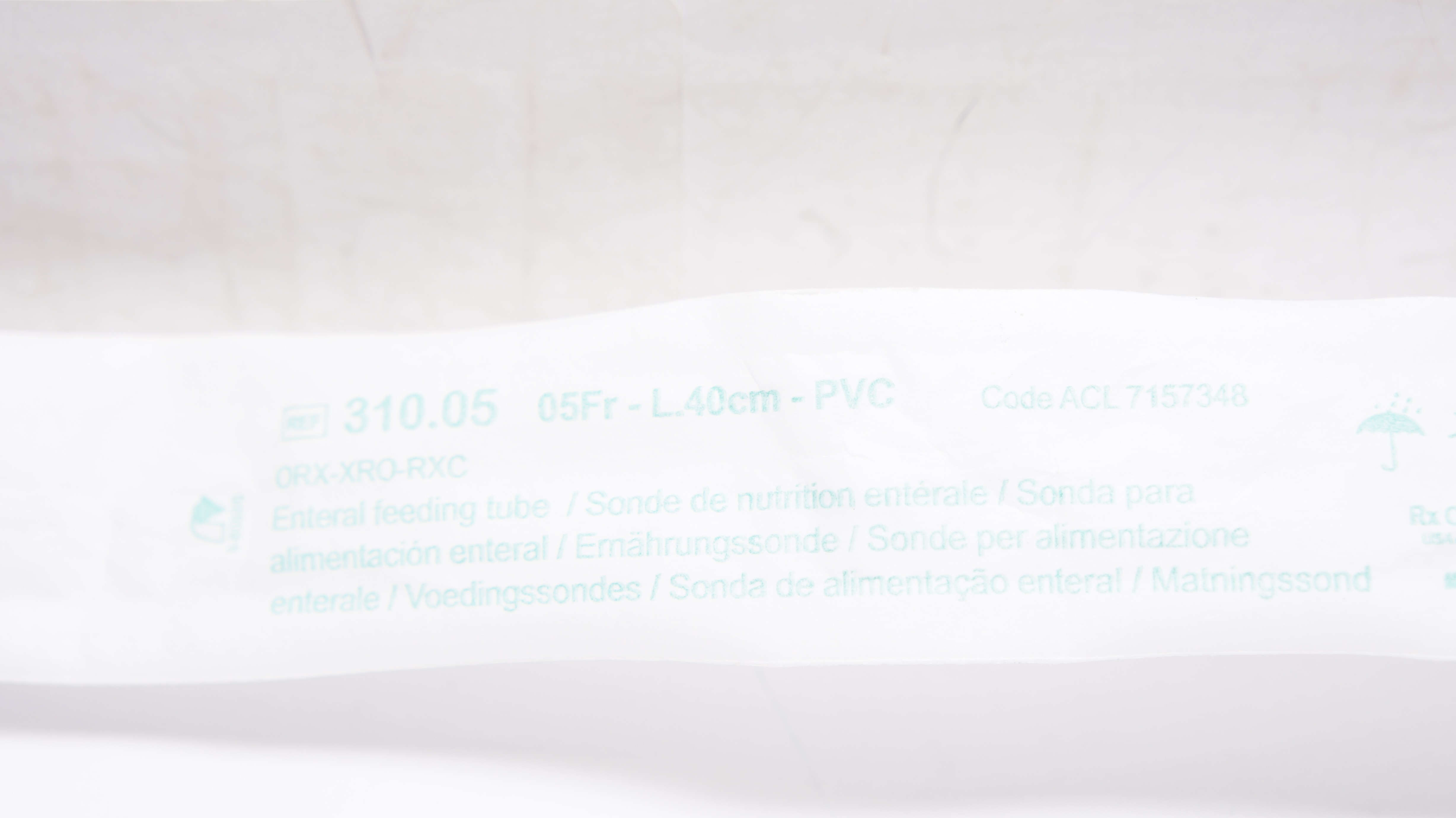 Vygon 310.05 Value Life Enteral Feeding Tube 05Fr - L.40cm - PVC (x)