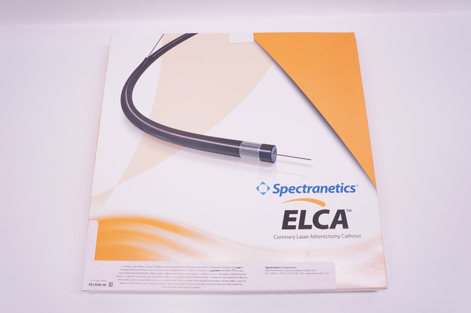 Spectranetics 110-002 ELCA Coronary Laser Atherectomy Cath. 0.9mm (x)