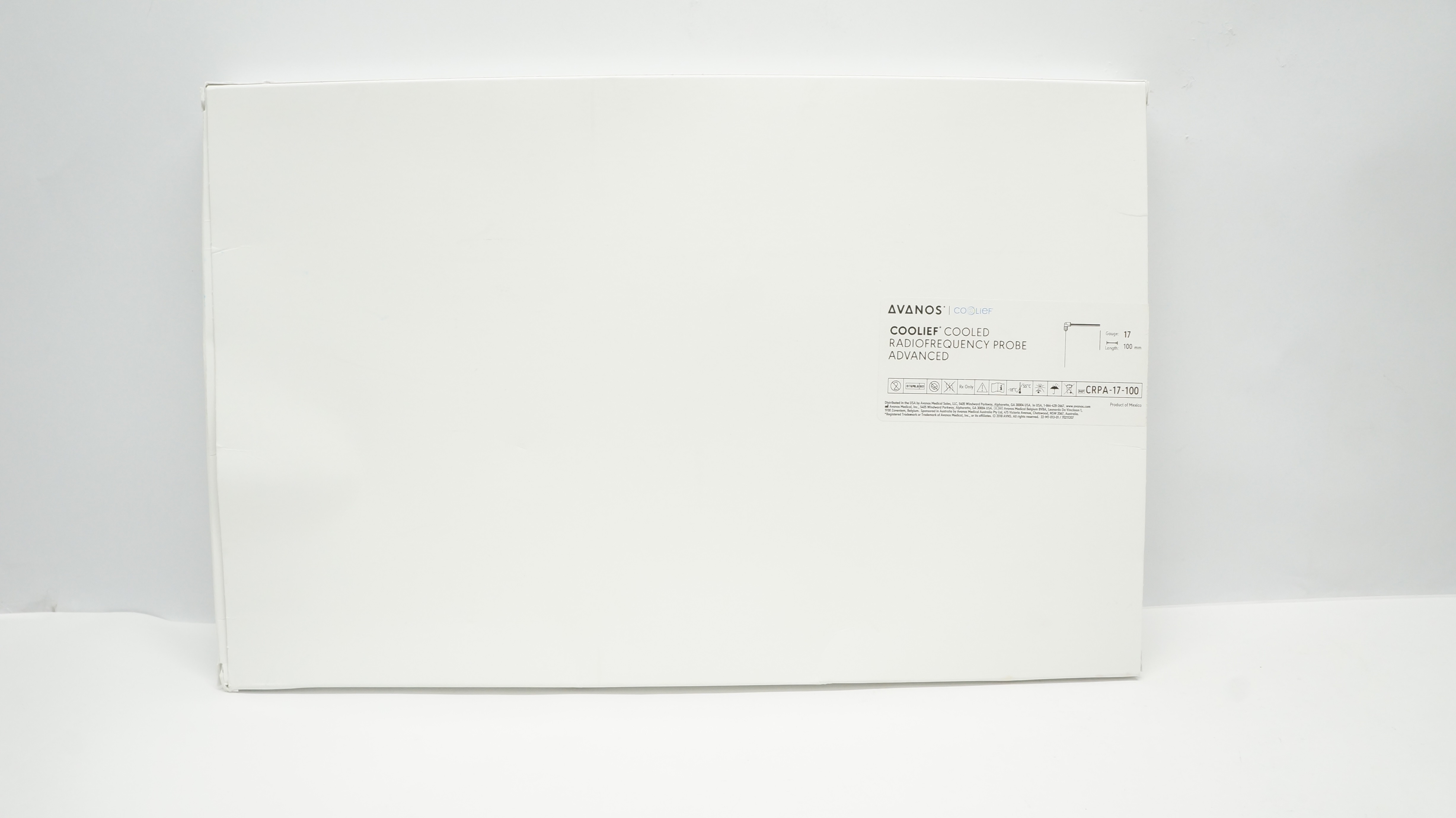 Avanos CRPA-17-100 Coolief Cooled Radiofrequency Probe Advanced 17Ga x 100mm (x)