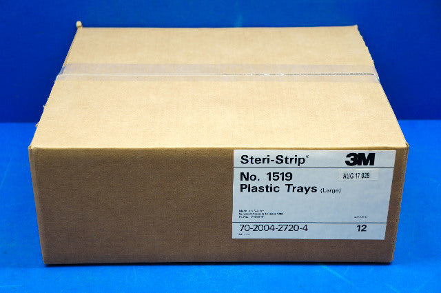3M 1519 Plastic Trays, Large ~ Box of 12