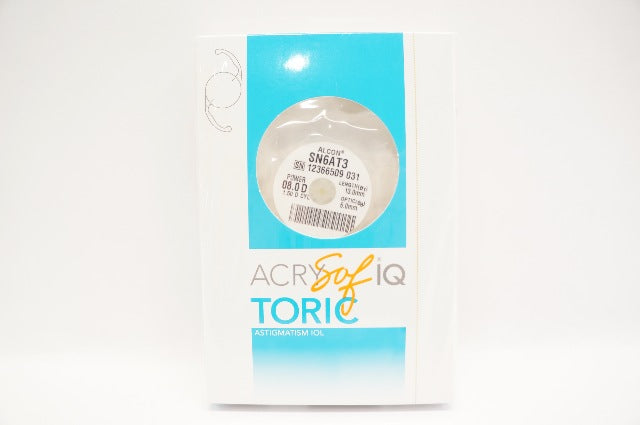 Alcon SN6AT3 AcrySof IQ Toric Astigmatism IOL 8.0D 1.50D CYL 13.0mm x 6.0mm (x)