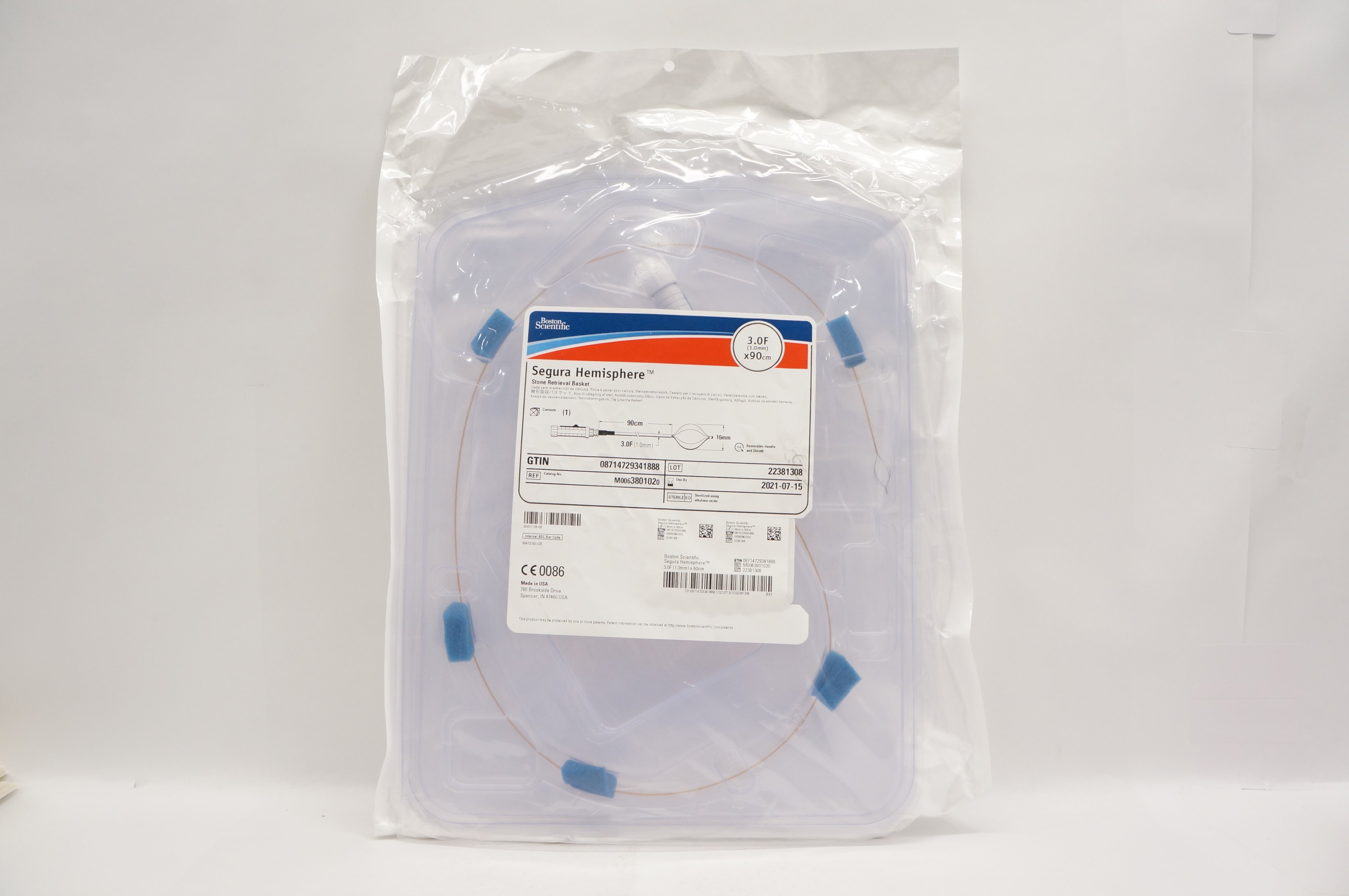 Boston Scientific 380102 Stone Retrieval Basket 3.0F x 90cm (x)