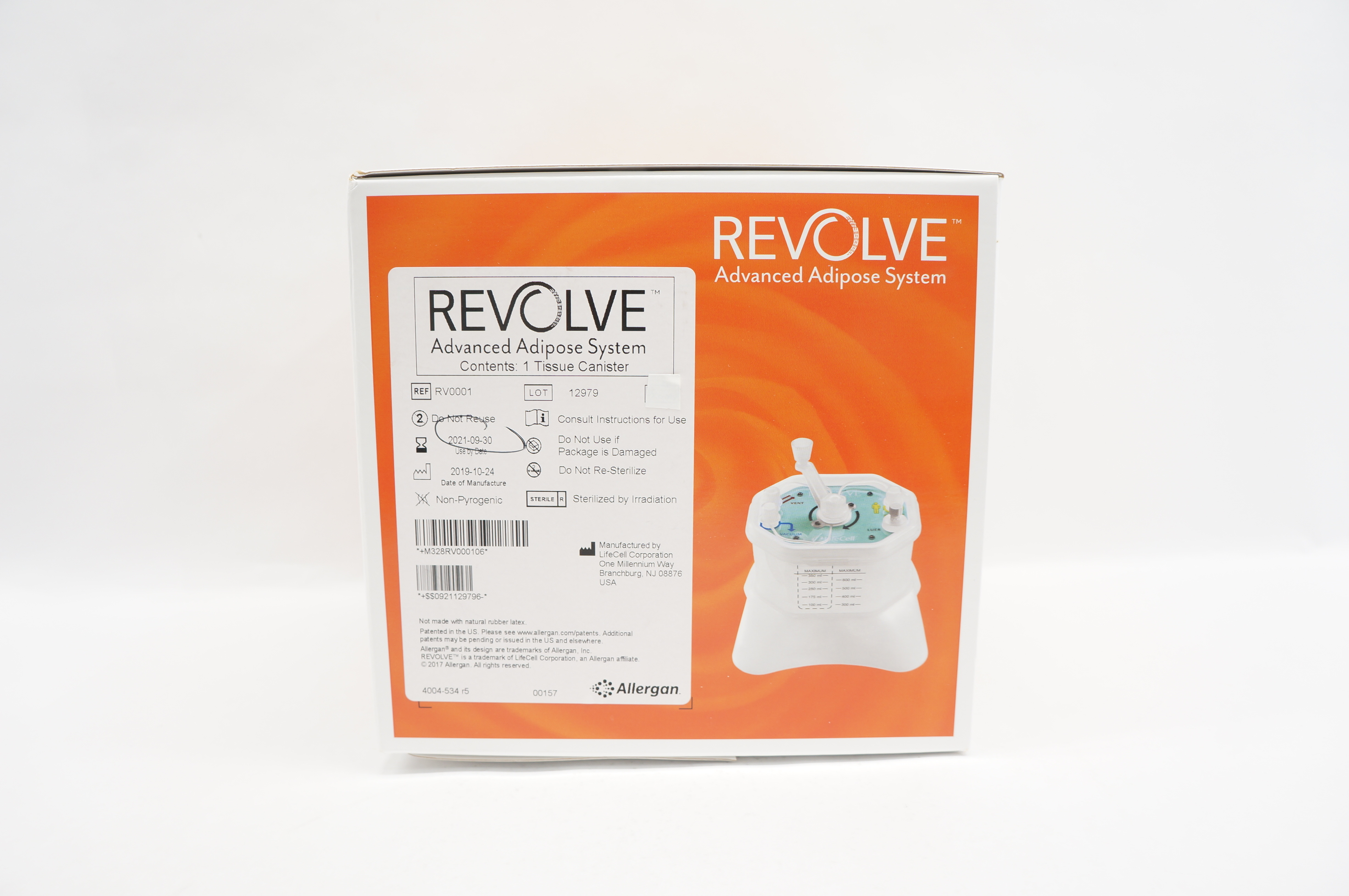 Allergan RV0001 Revolve Advanced Adipose System (x)