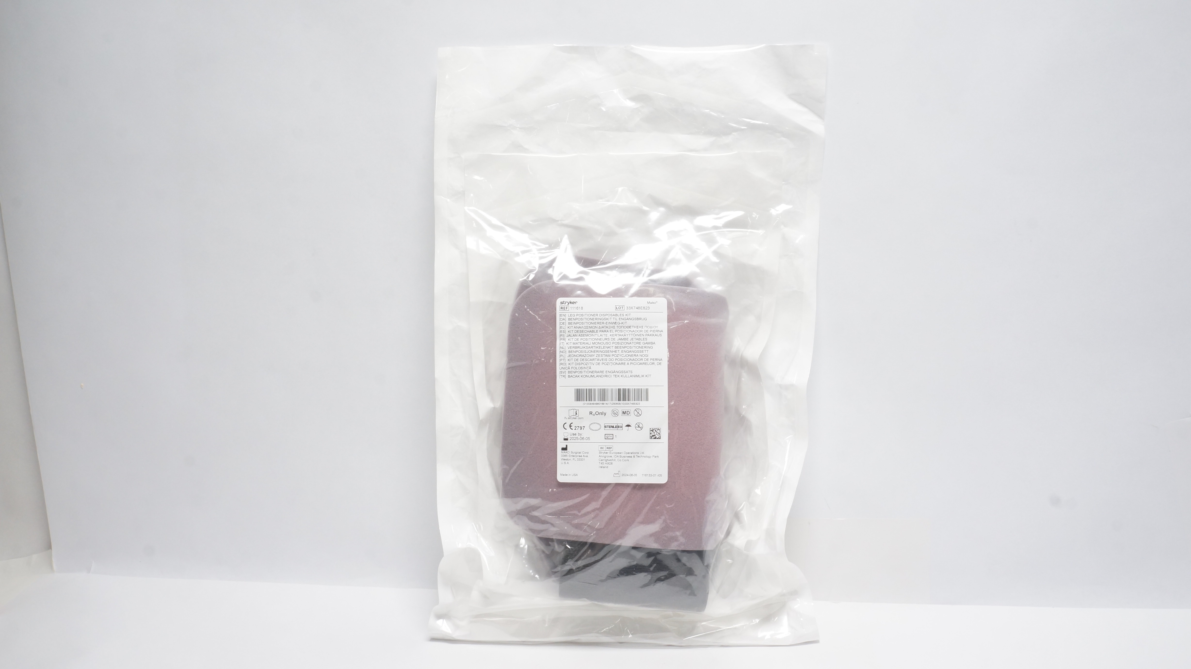 Stryker 111618 MAKO Surgical Leg Positioner Disposables Kit (x)