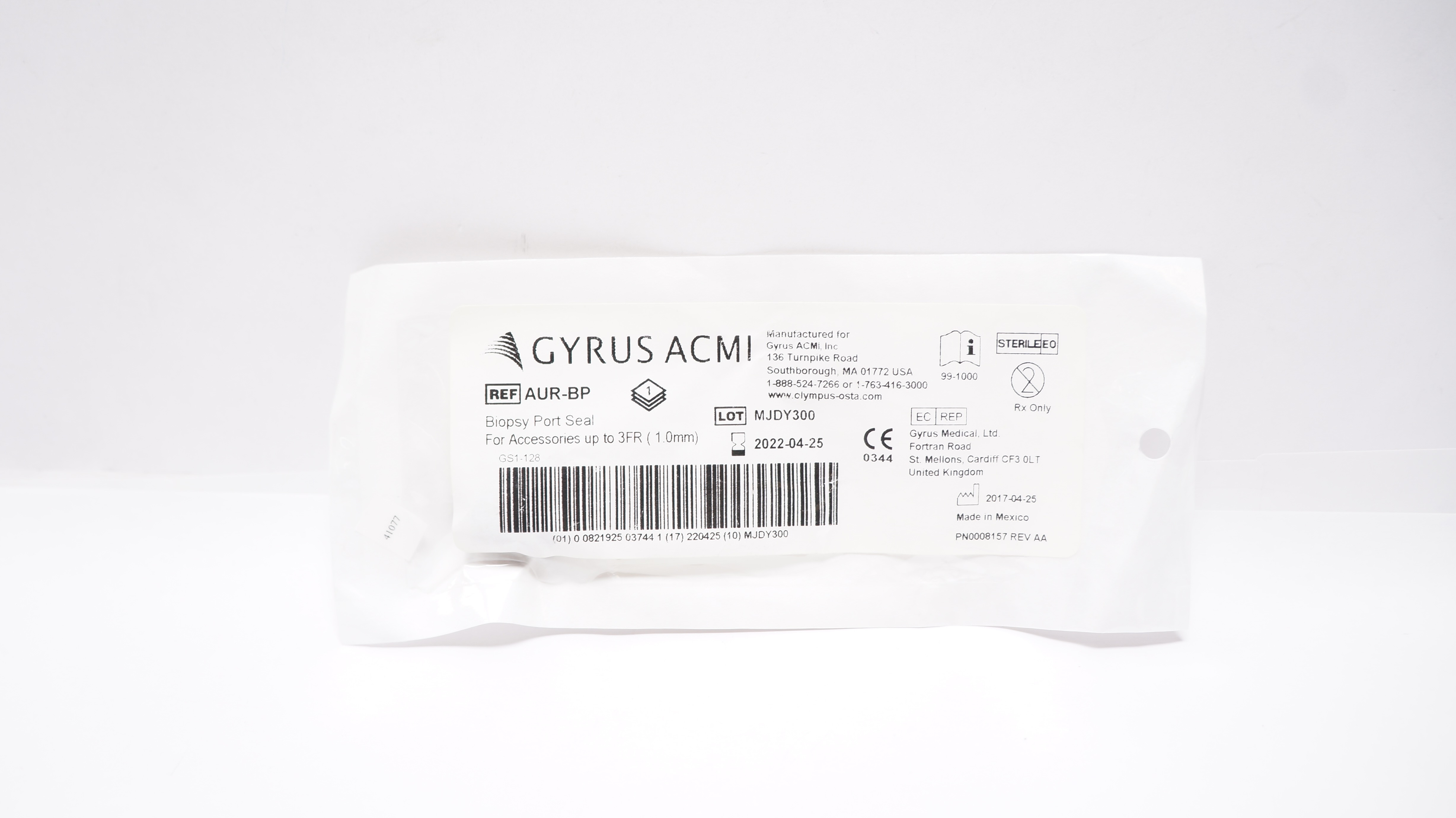 Gyrus ACMI AUR-BP BiopsyPort Seal for Accessories up to 3Fr (x)
