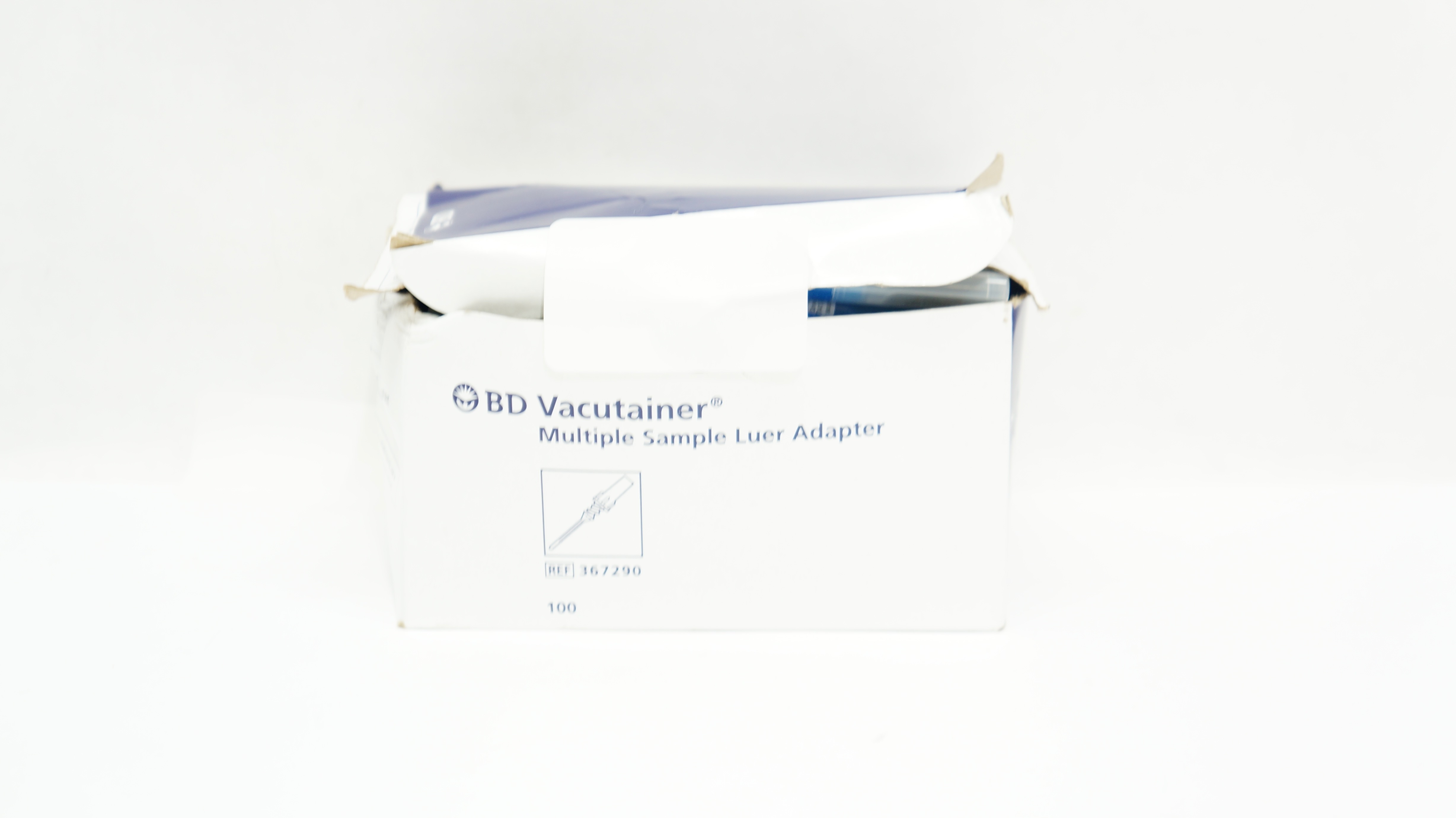 BD 367290 Becton Vacutainer Multiple Sample Luer Adapter - Box of 100