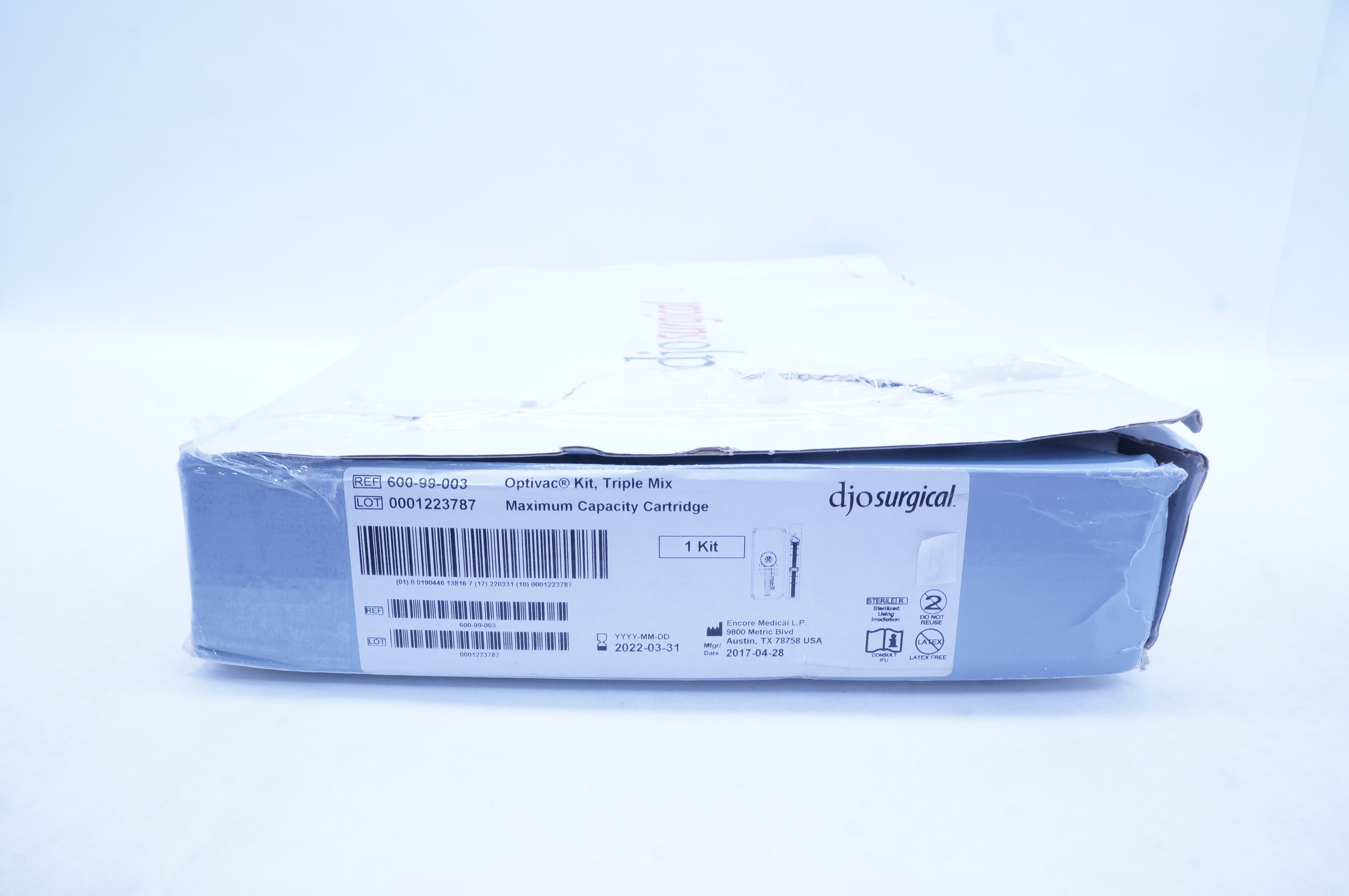 DJO Surgical 600-99-003 Optivac Kit, Triple Mix Maximum Capacity Cartridge