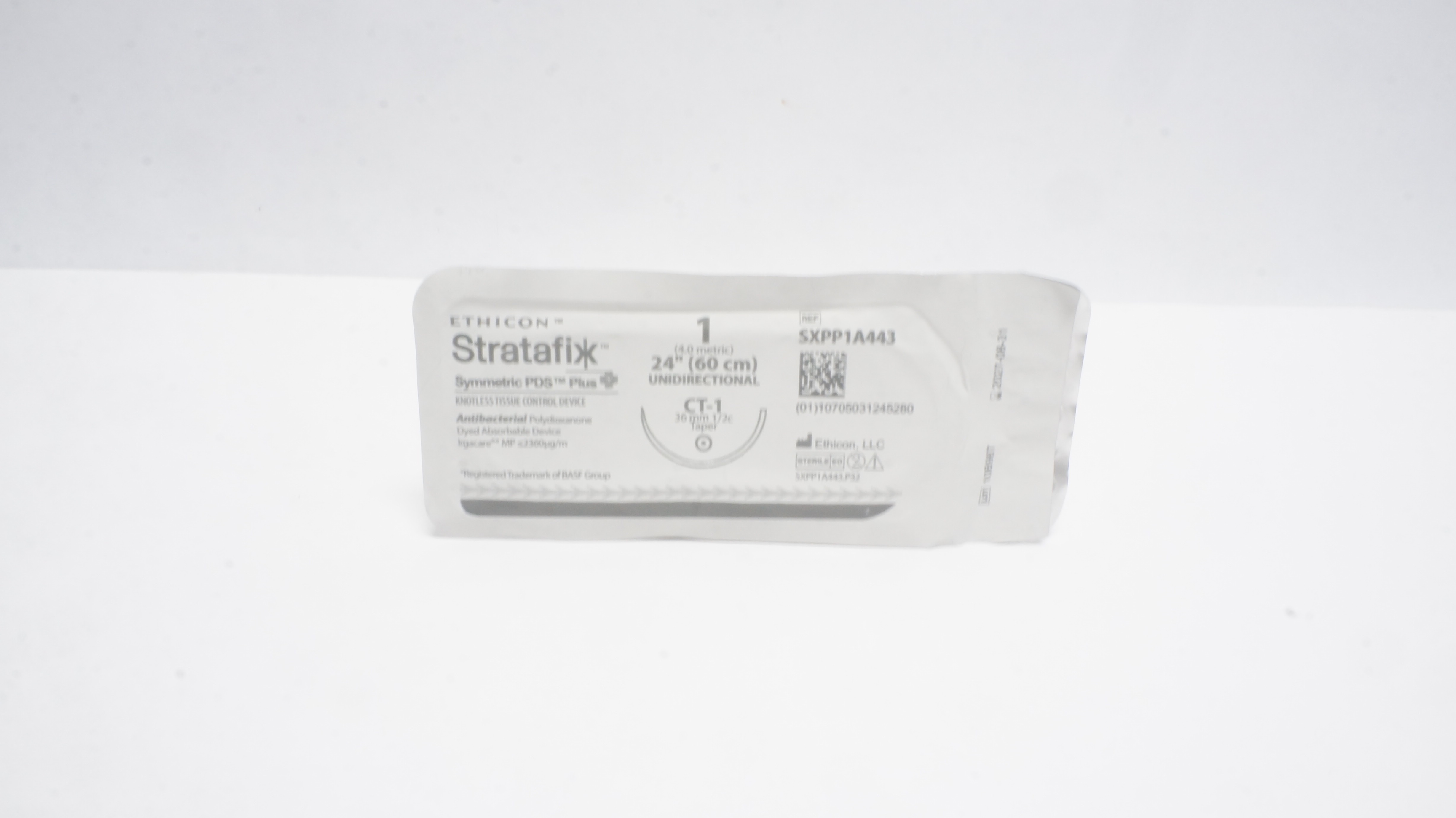 Ethicon SXPP1A443 1 Stratafix 24In PDS+ Control Device CT-1 36mm 1/2c Taper