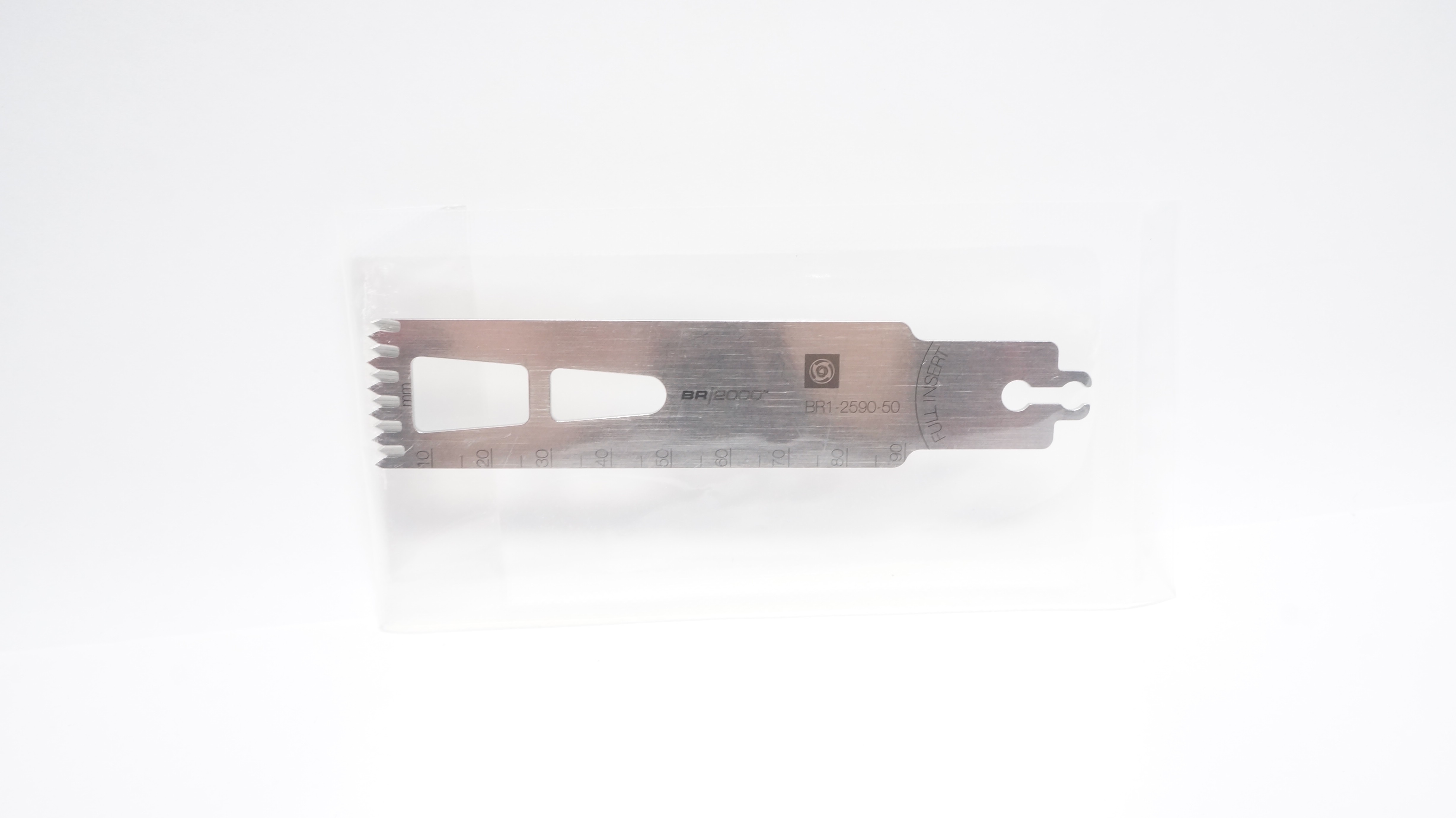 BRASSELER BR1-2590-50 BR2000 Bone Sagittal Saw Blade, 90 x 25 mm