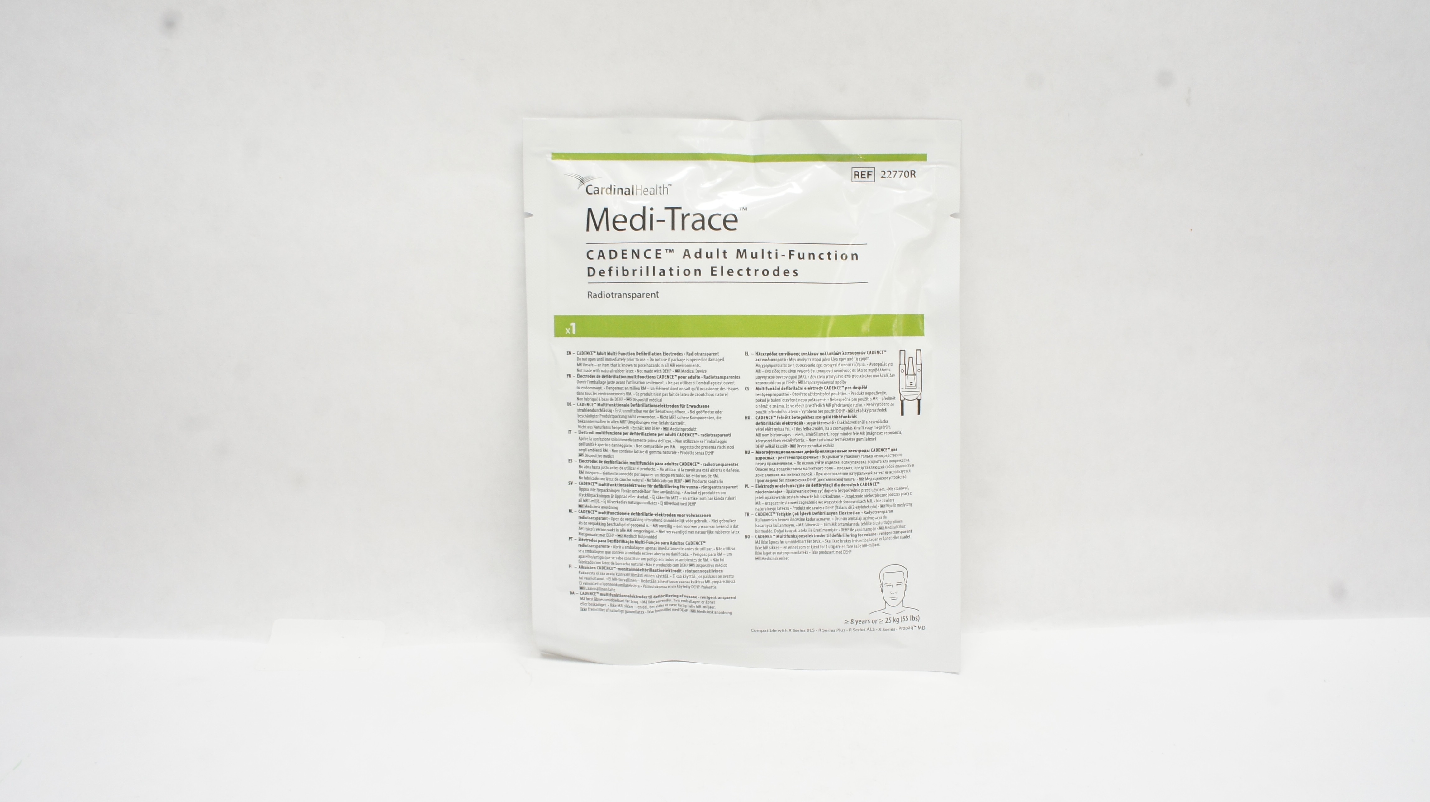Covidien 22770R Adult Multi-Function Defibrillation Electrodes