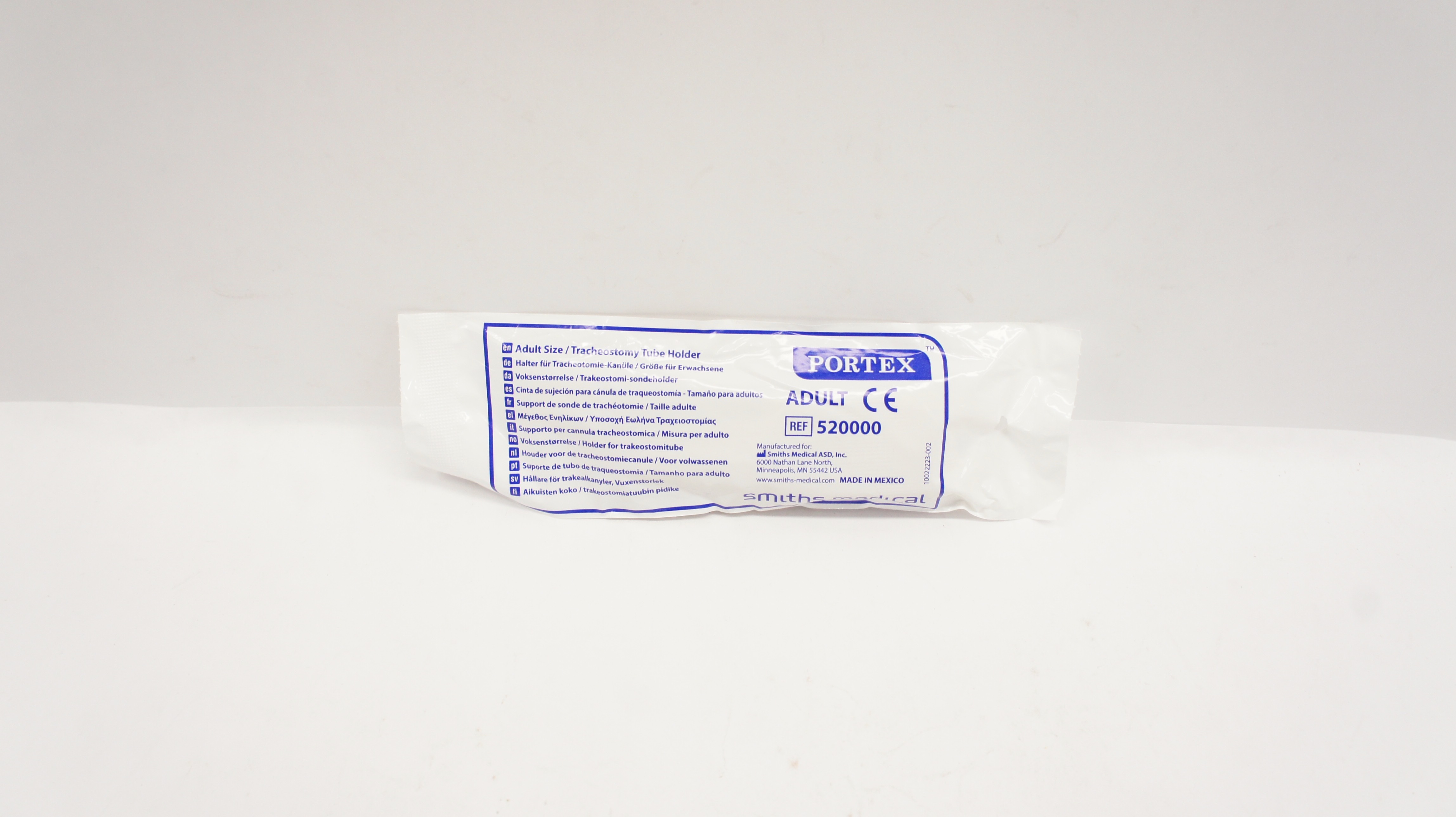 Smiths Medical 520000 Portex Tracheostomy Tube Holder, Adult