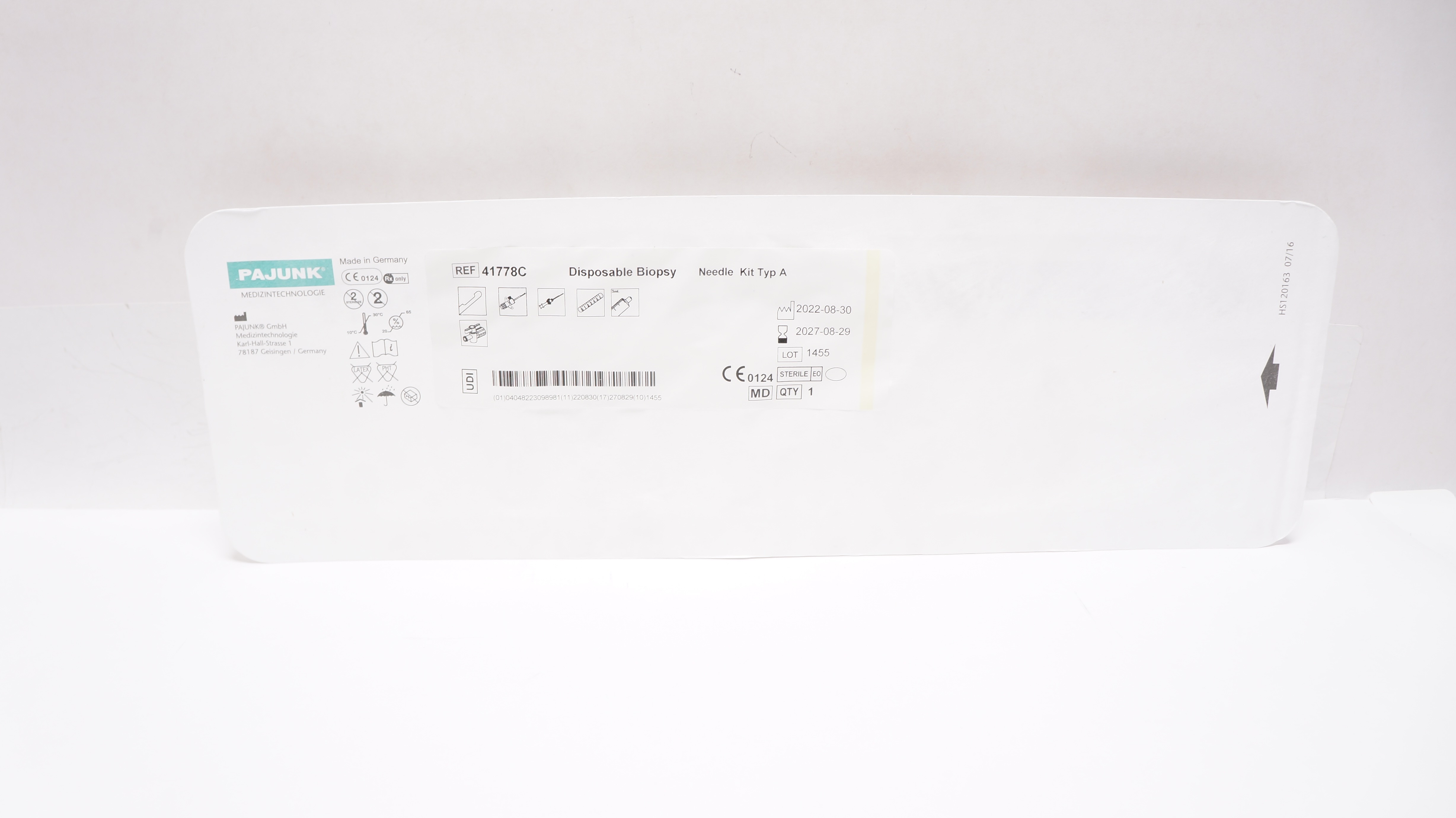 Pajunk 41778C Disposable Biopsy Needle Kit Typ A