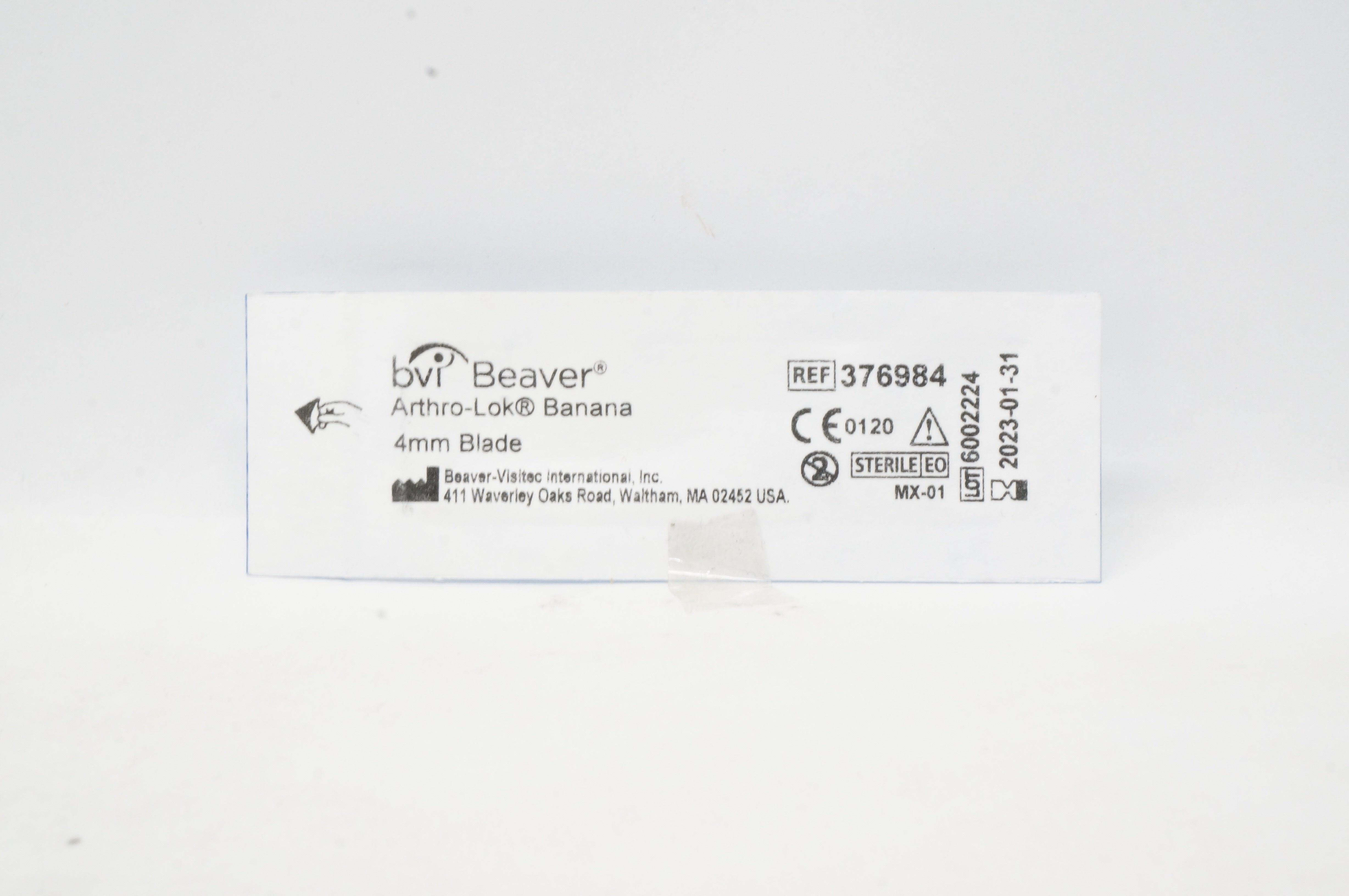 Bvi Beaver 376984 Arthro-Lok Banana 4mm Blade