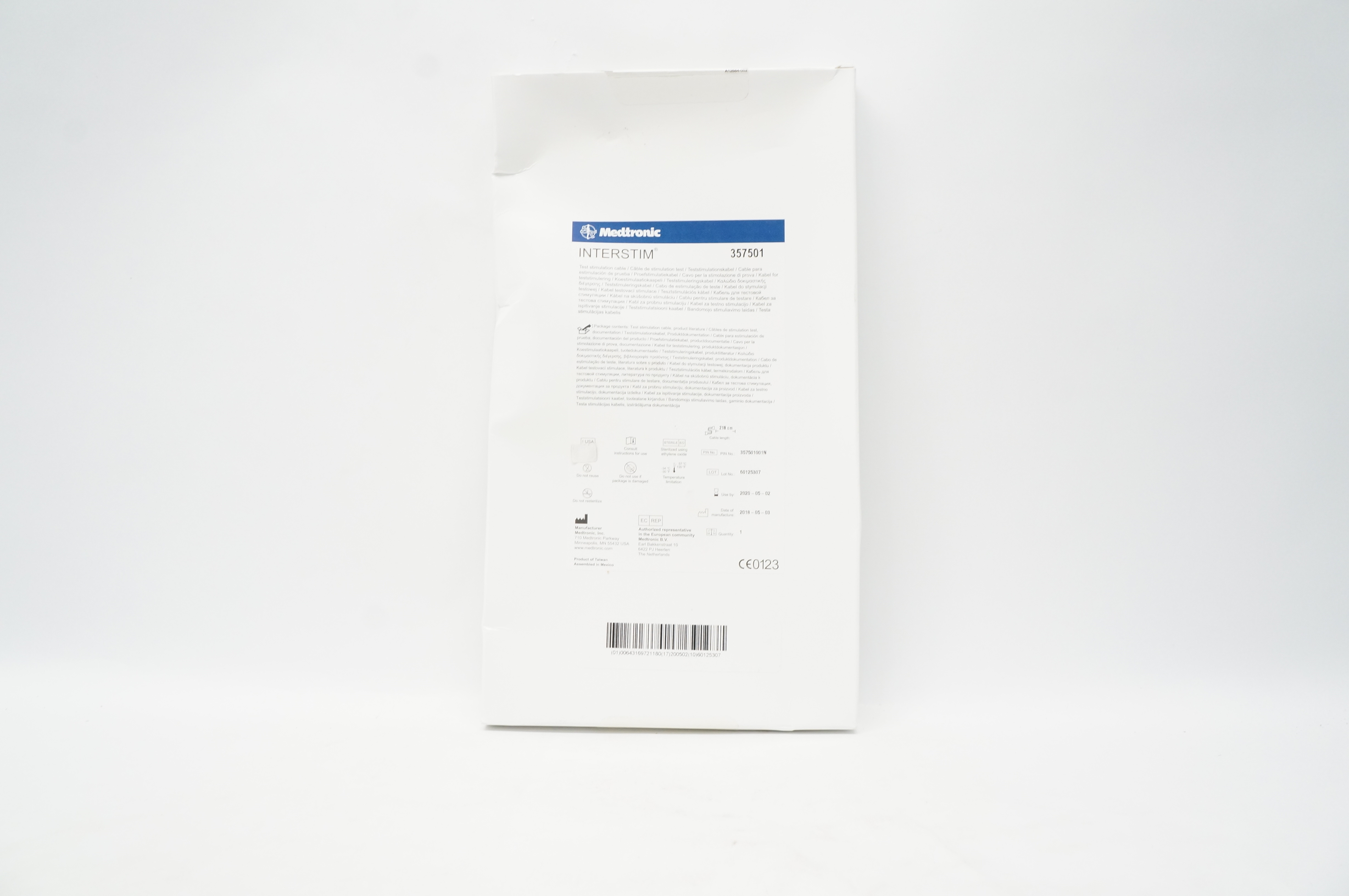 Medtronic 357501 Interstim Test Simulation Cable 218cm (x)