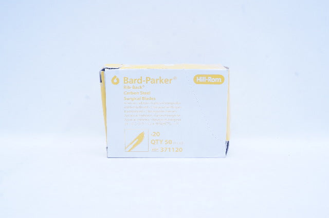 Bard-Parker 371120 Aspen  Rib-Back Carbon Steel Surgical Blades #20 - Box of 50